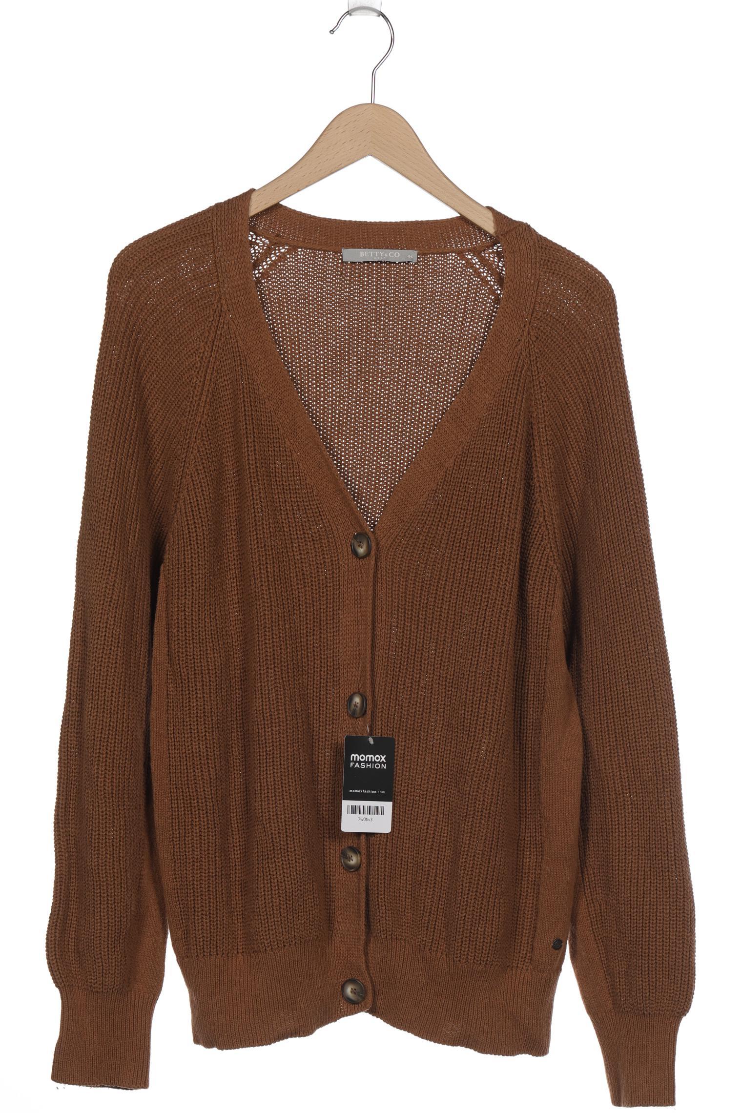 

Betty & CO Damen Strickjacke, braun, Gr. 44