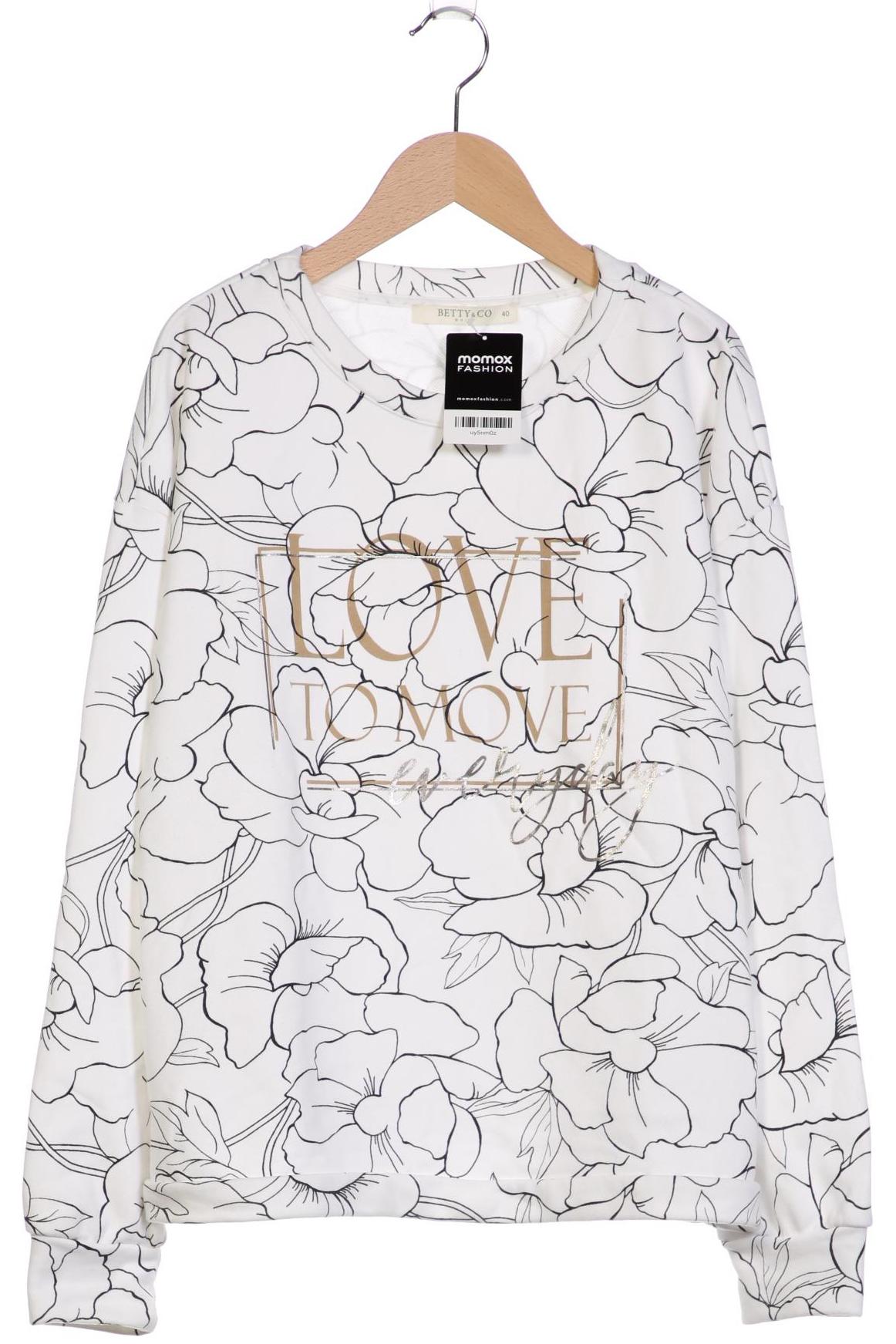 

Betty & CO Damen Sweatshirt, weiß, Gr. 40