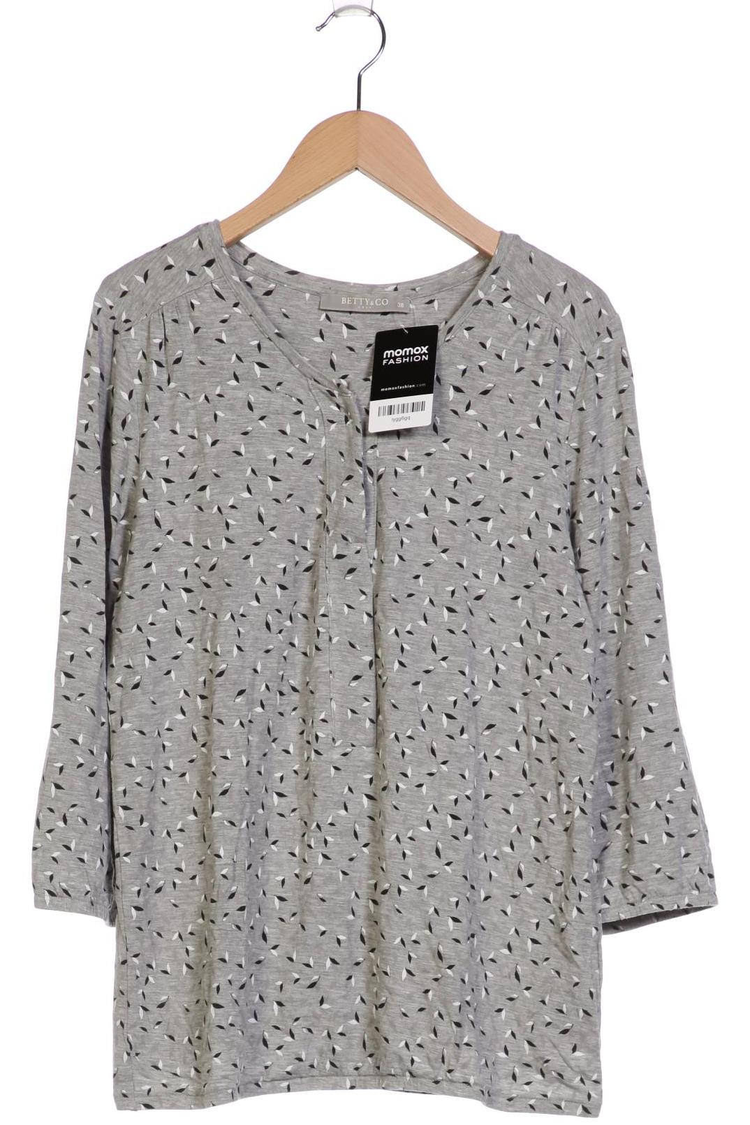 

Betty & CO Damen Langarmshirt, grau, Gr. 38
