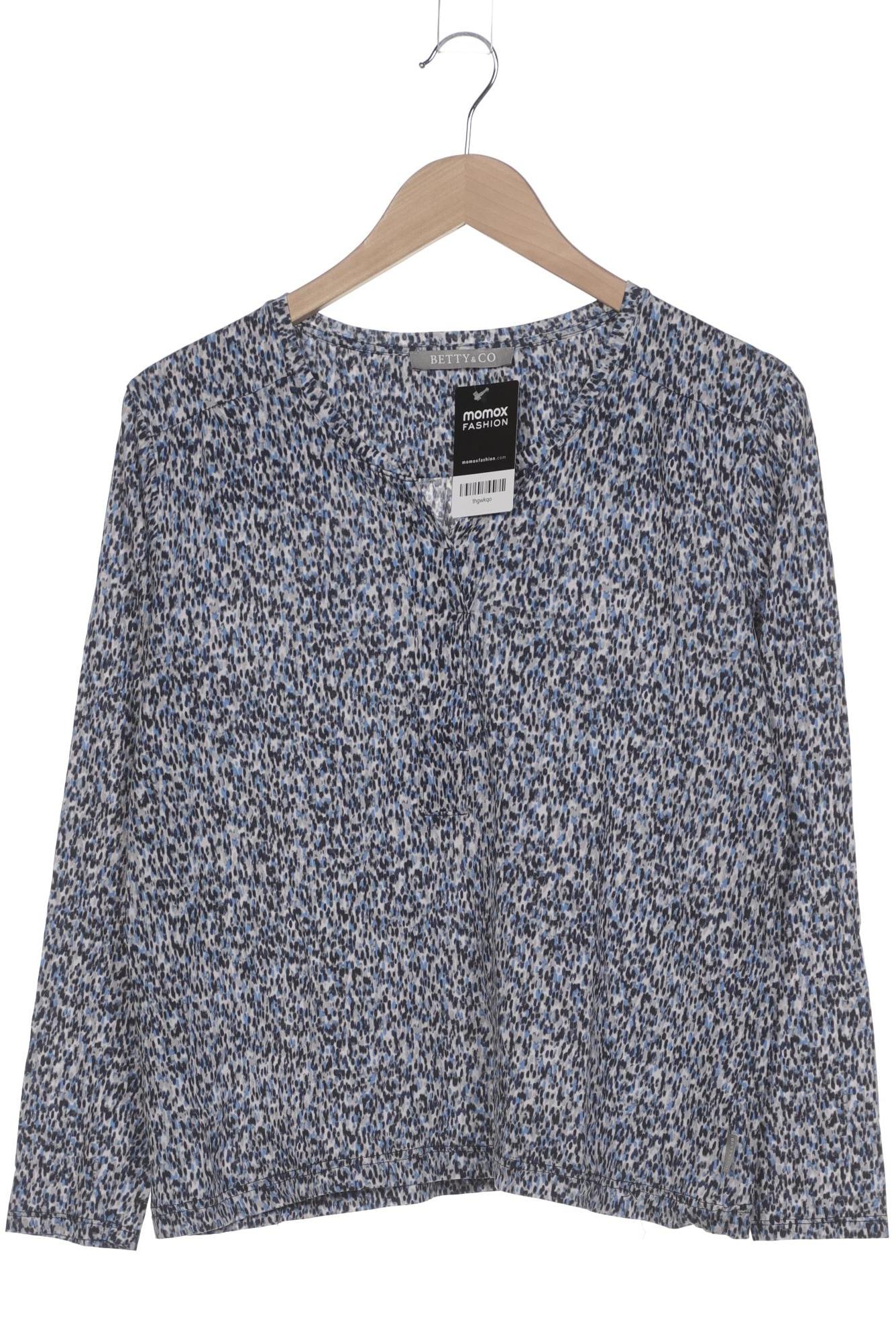 

Betty & CO Damen Langarmshirt, blau, Gr. 42