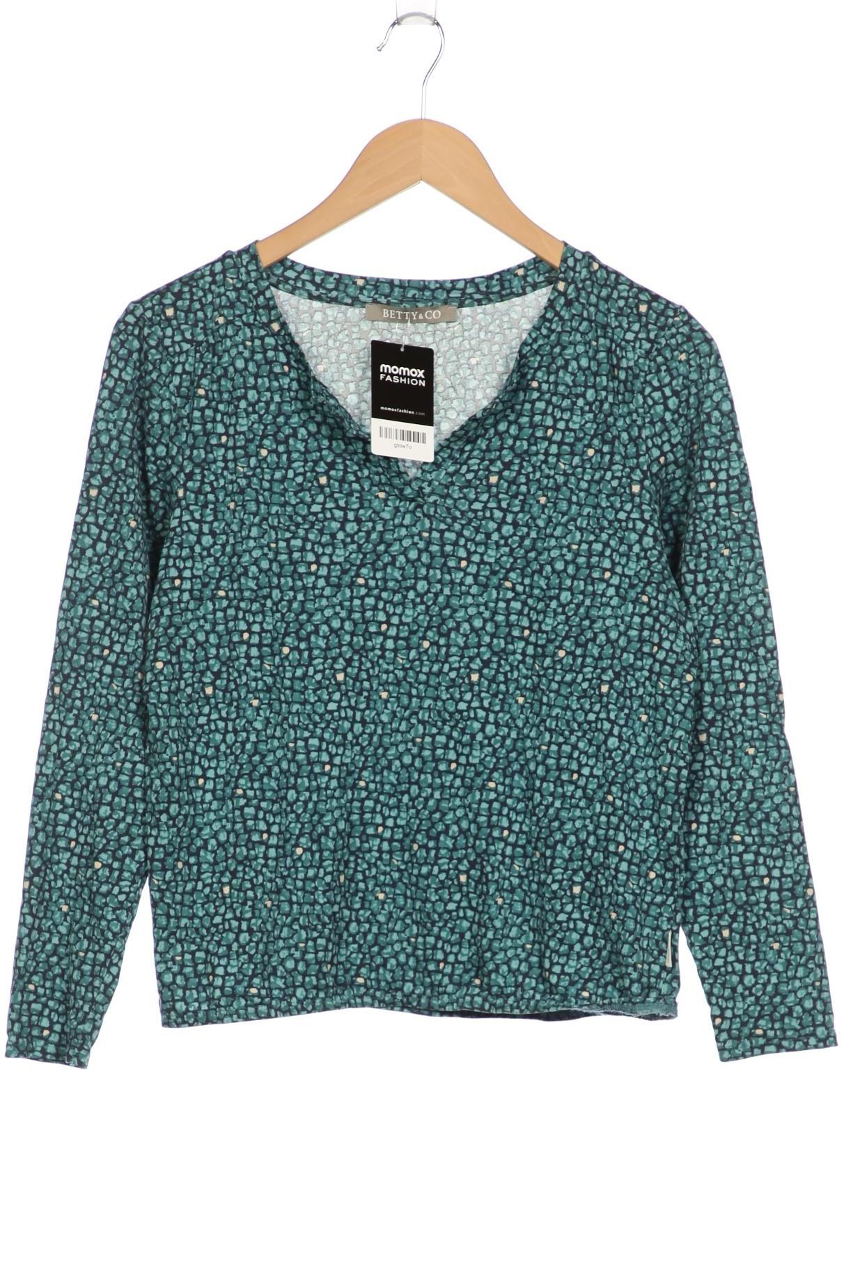 

Betty & CO Damen Langarmshirt, blau, Gr. 36