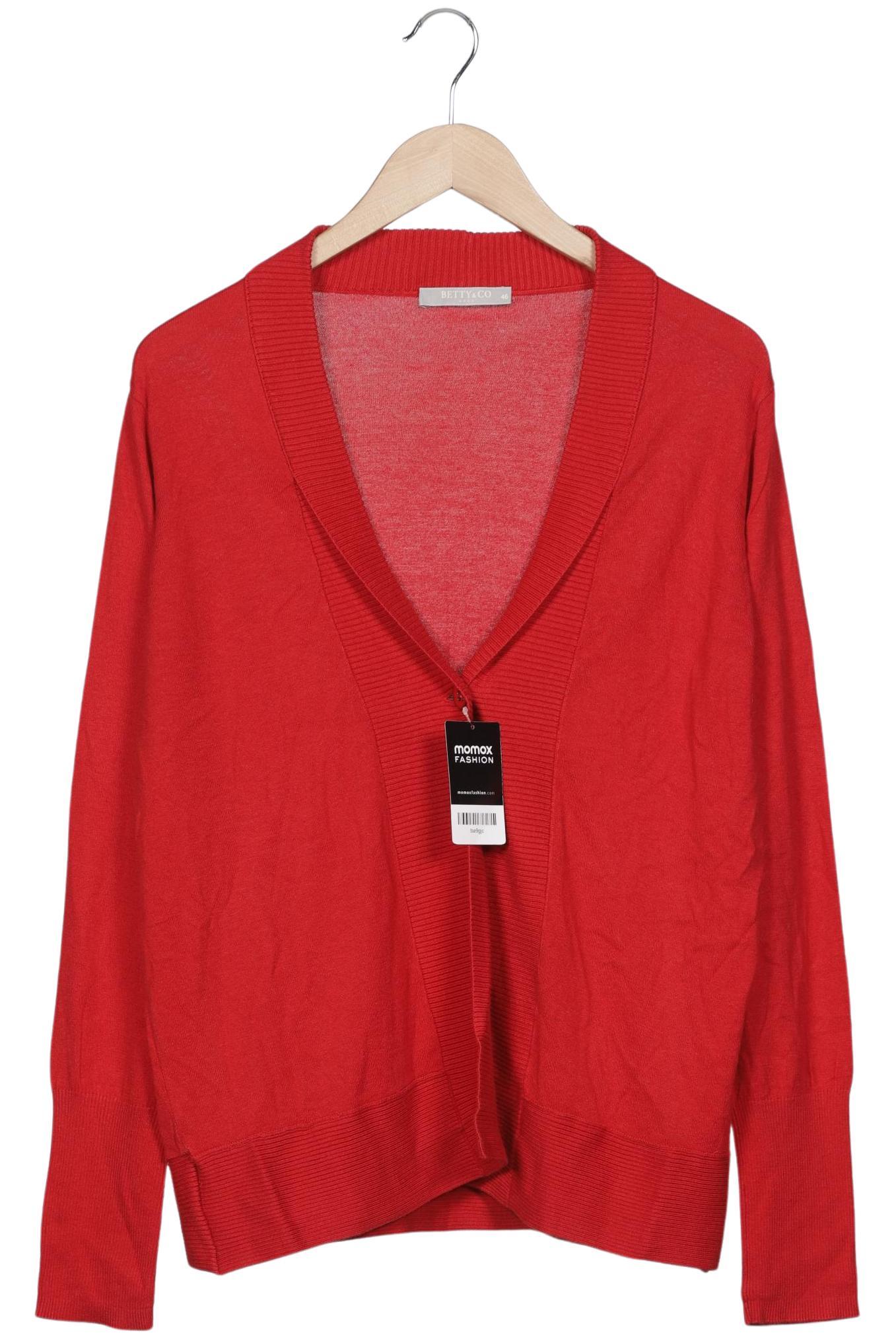 

Betty & CO Damen Strickjacke, rot, Gr. 46
