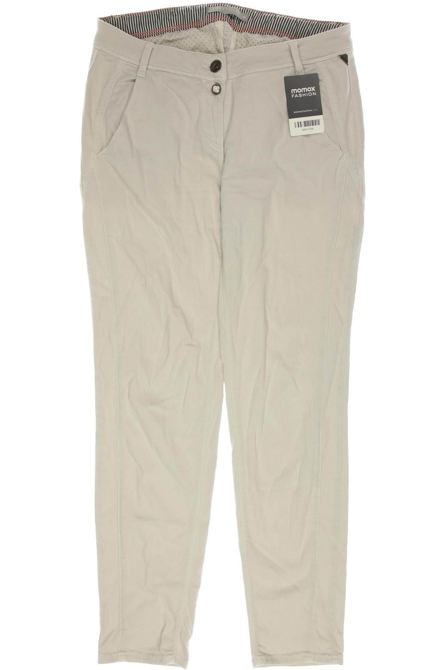 

BETTY & CO Damen Stoffhose, weiß