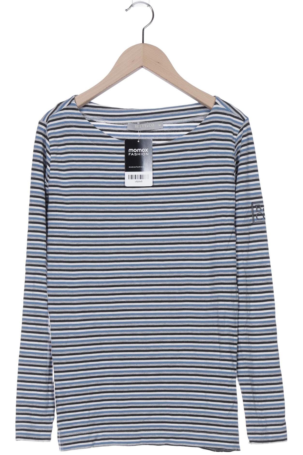 

Betty & CO Damen Langarmshirt, blau, Gr. 38