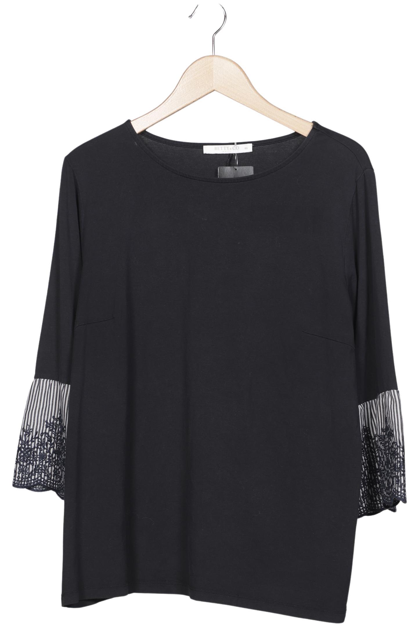 

Betty & CO Damen Langarmshirt, schwarz, Gr. 46