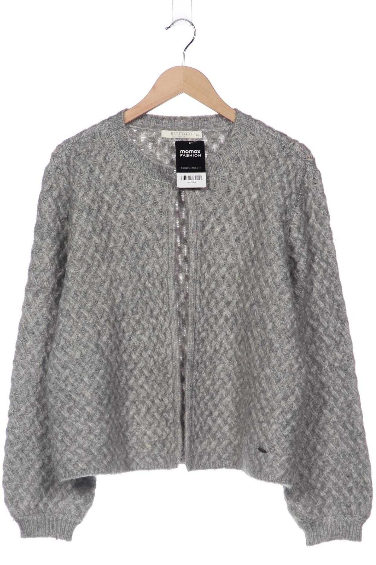 

Betty & CO Damen Strickjacke, grau, Gr. 44