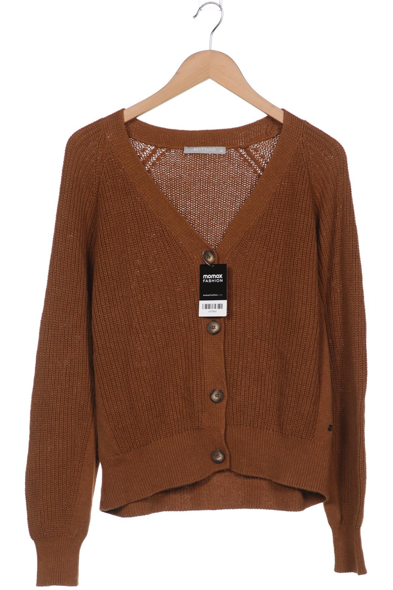 

Betty & CO Damen Strickjacke, braun, Gr. 38