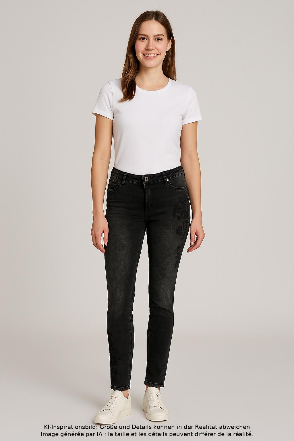 

Betty & CO Damen Jeans, schwarz, Gr. 38