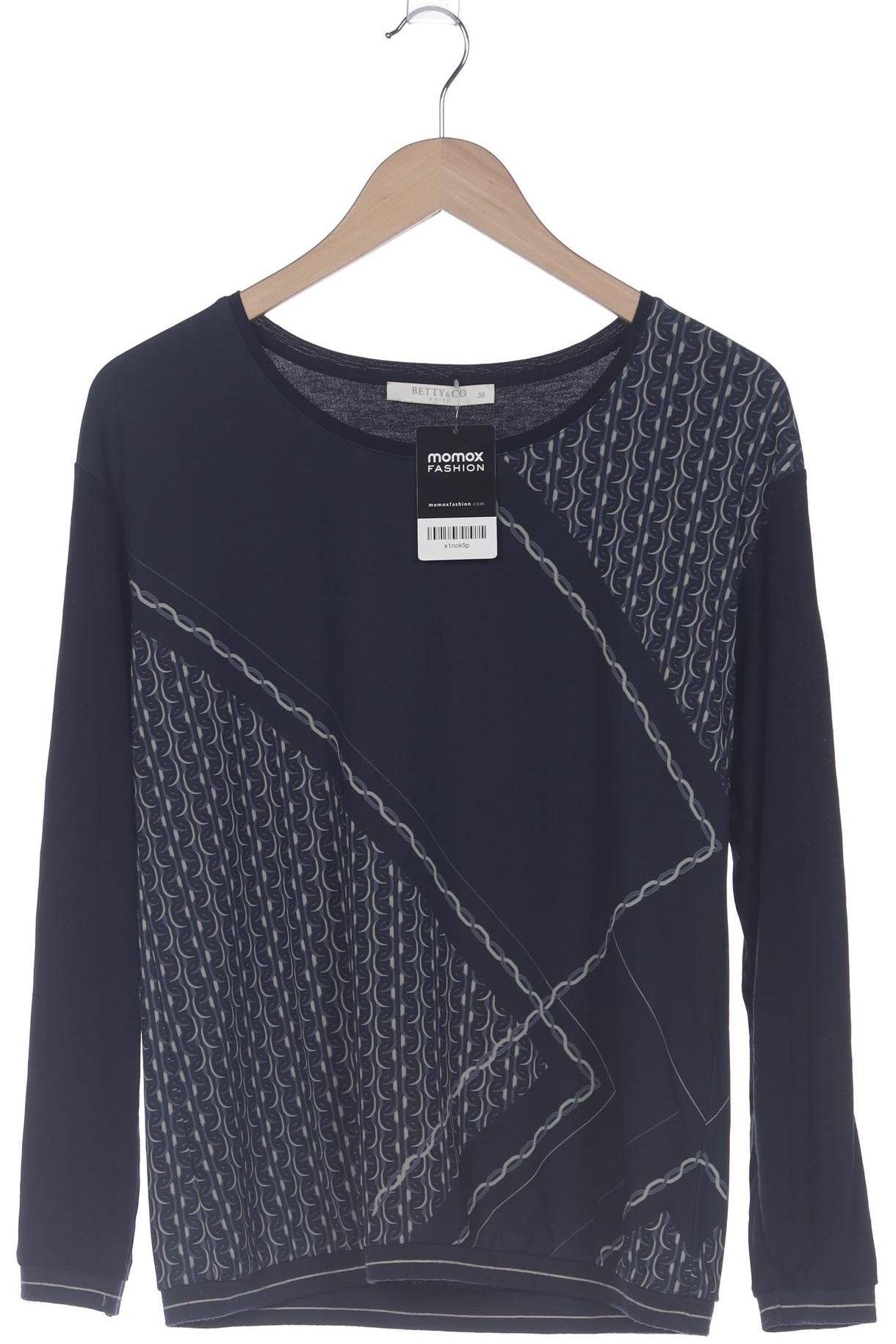 

Betty & CO Damen Langarmshirt, marineblau, Gr. 38