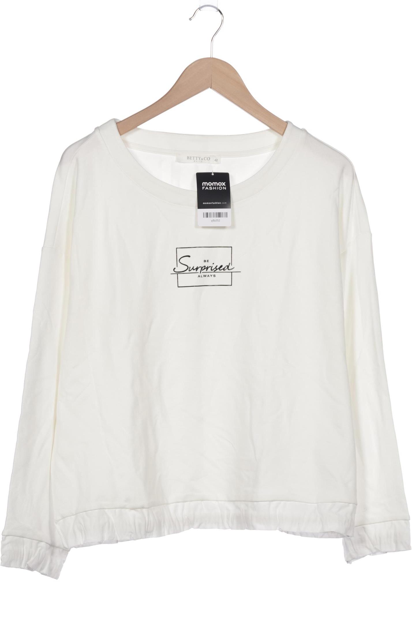 

BETTY & CO Damen Sweatshirt, cremeweiß