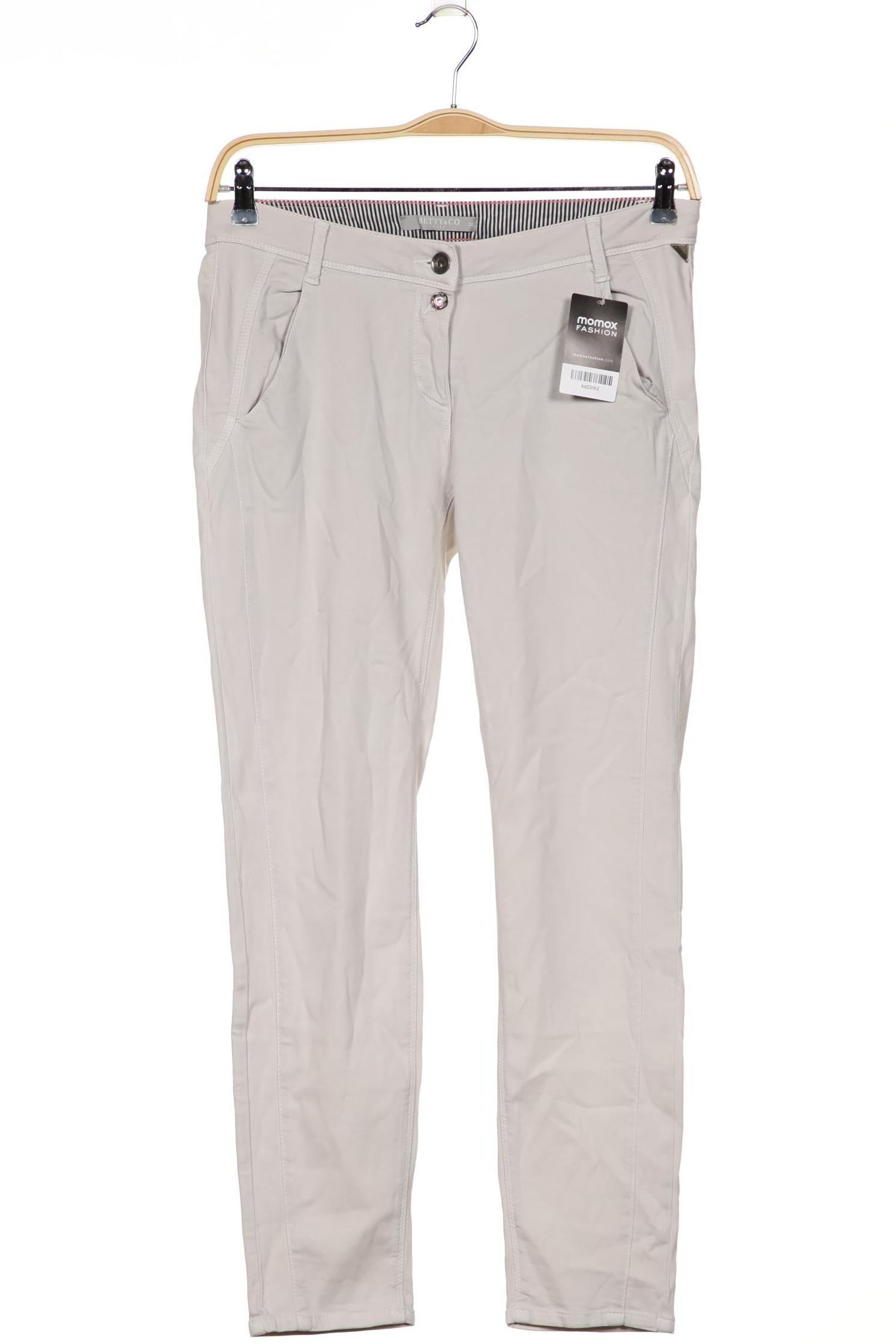 

BETTY & CO Damen Stoffhose, silber