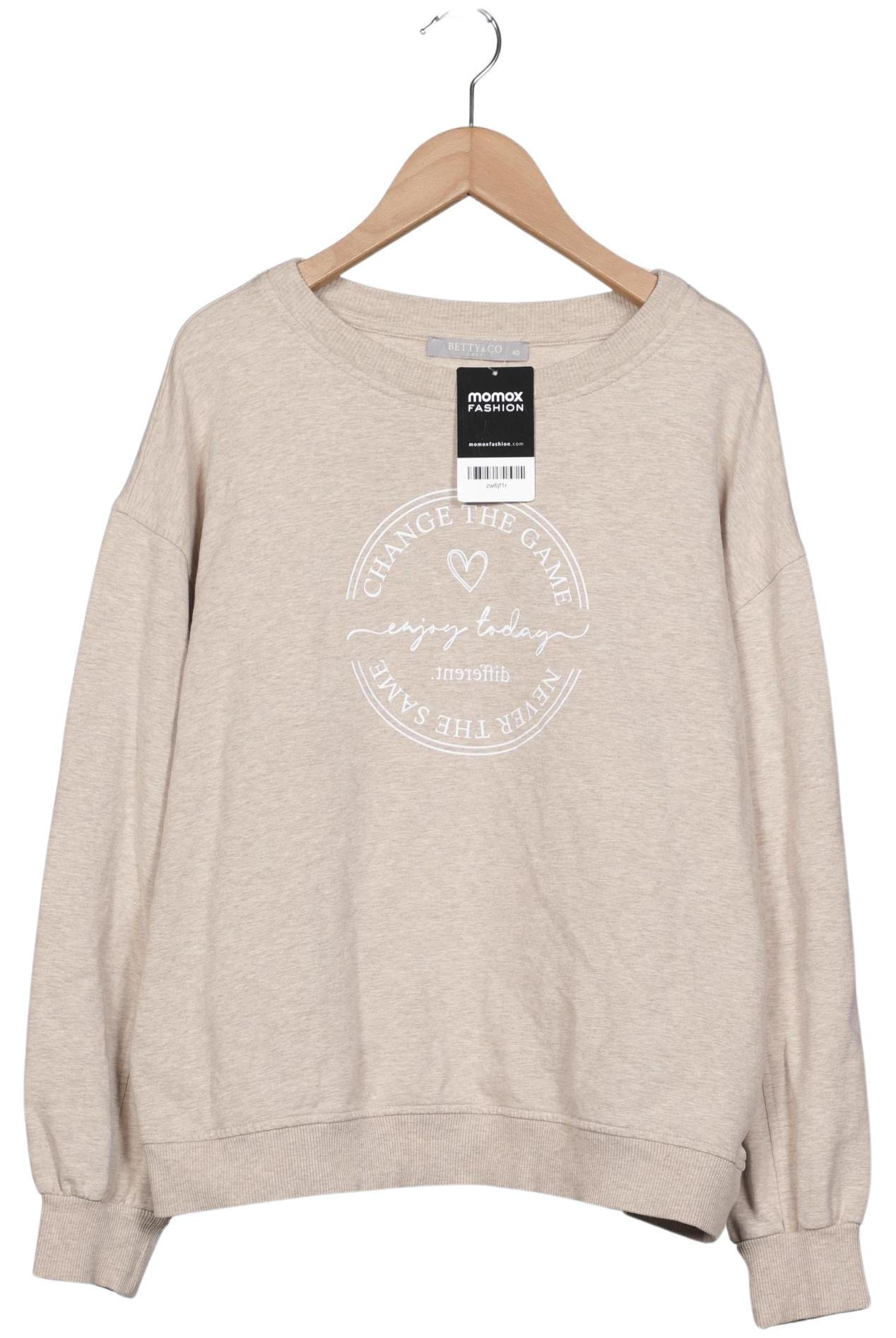 

Betty & CO Damen Sweatshirt, beige, Gr. 40