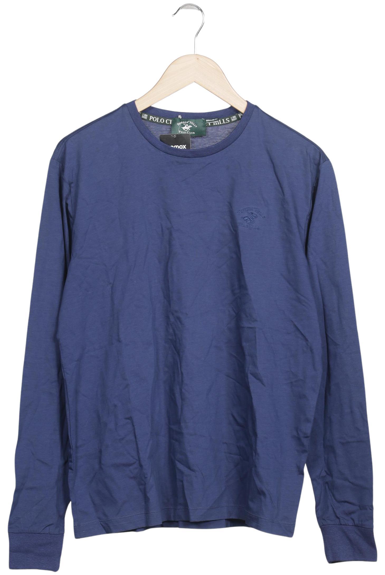 Thumbnail - Beverly Hills Polo Club Herren Langarmshirt, marineblau, Gr. 52