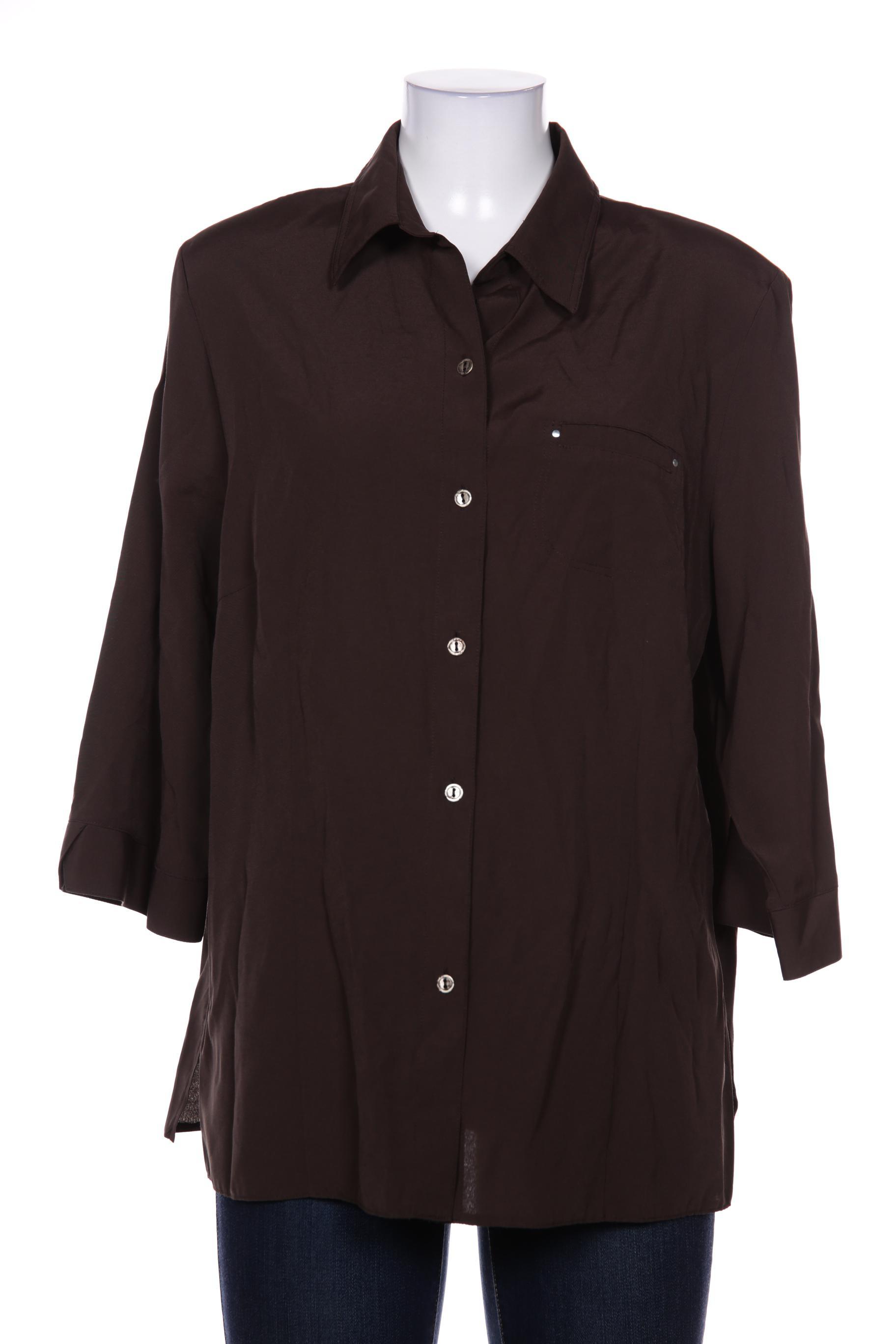 

Bexleys Damen Bluse, braun, Gr. 48