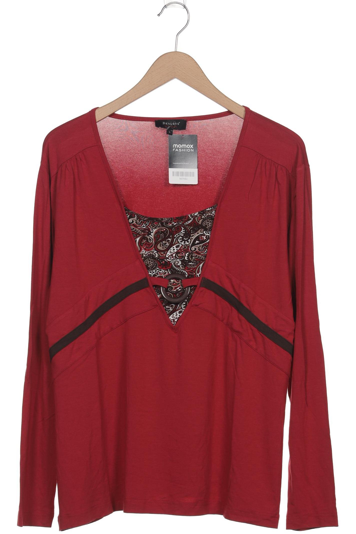 

Bexleys Damen Langarmshirt, rot, Gr. 42