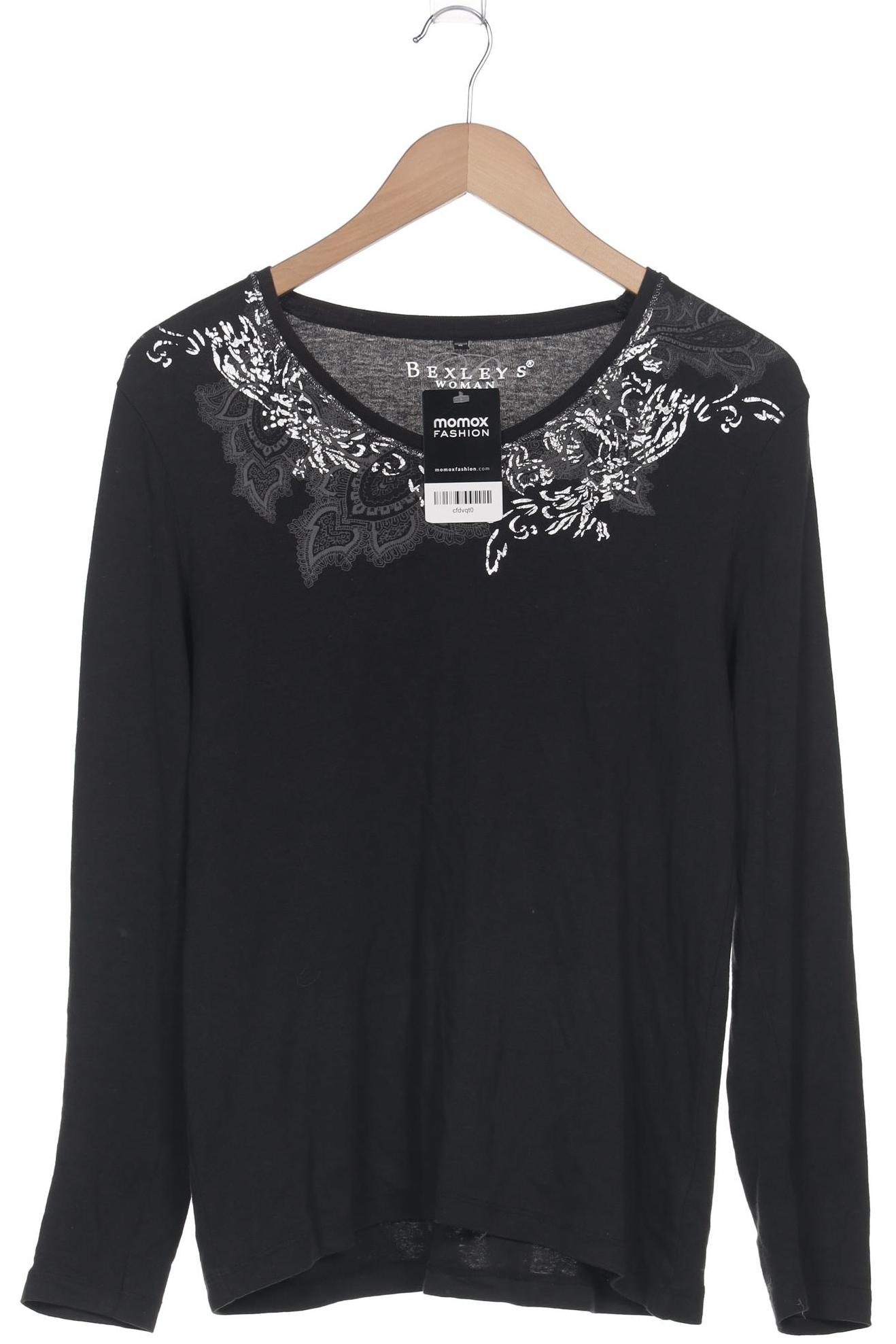 

Bexleys Damen Langarmshirt, schwarz, Gr. 38