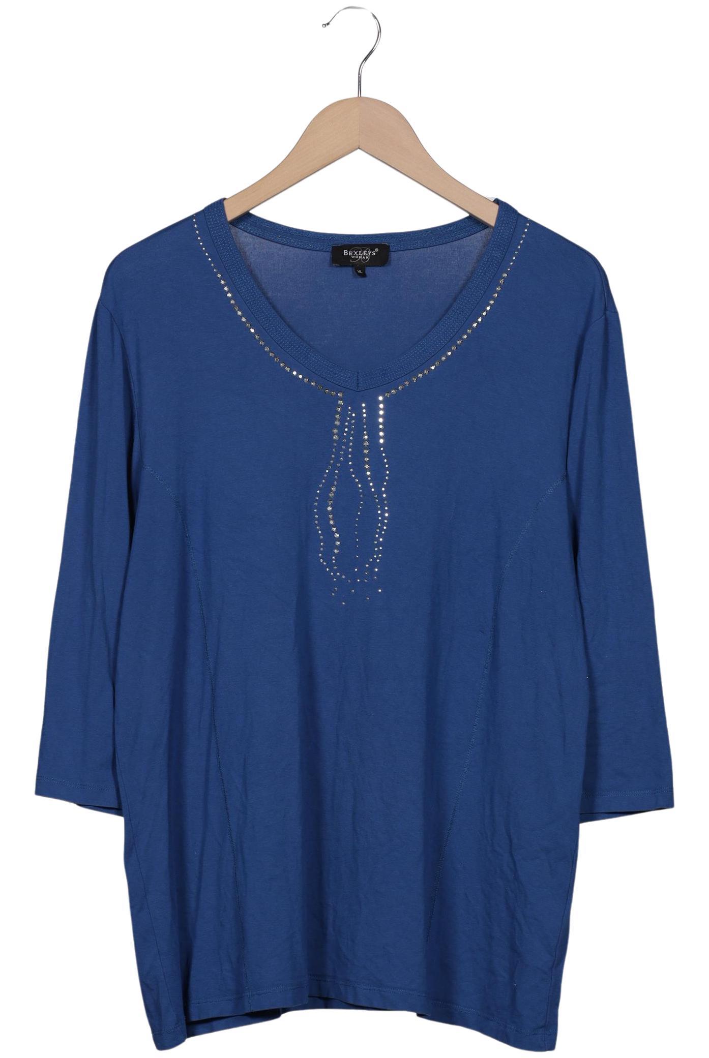 

Bexleys Damen Langarmshirt, blau, Gr. 44