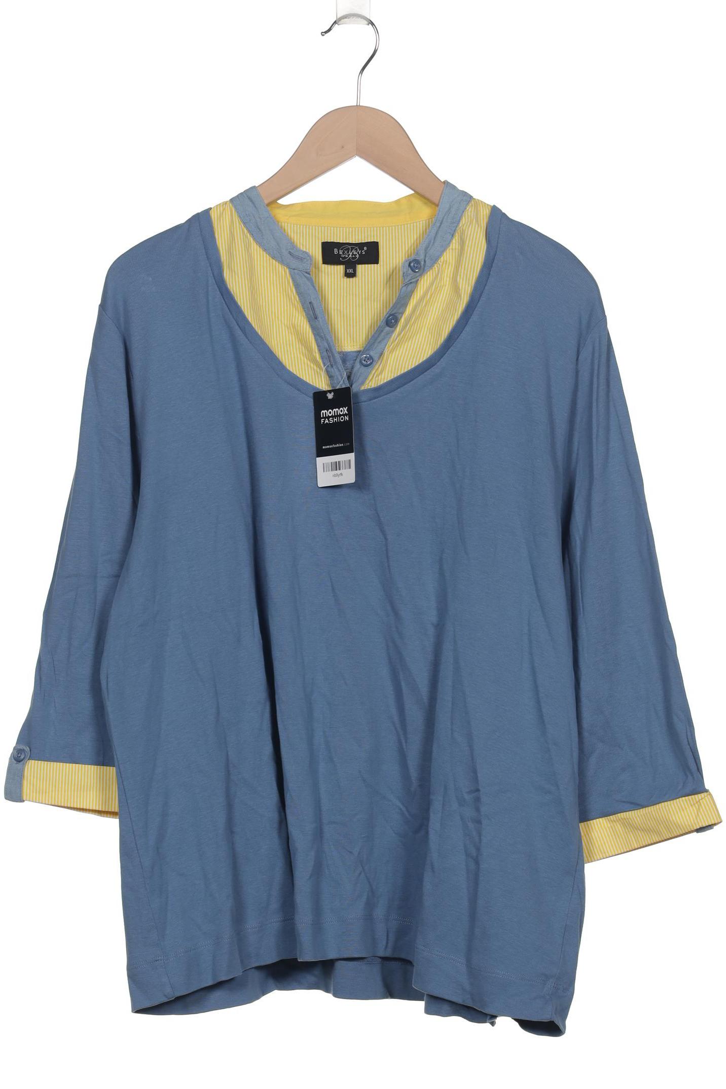 

Bexleys Damen Langarmshirt, blau, Gr. 46