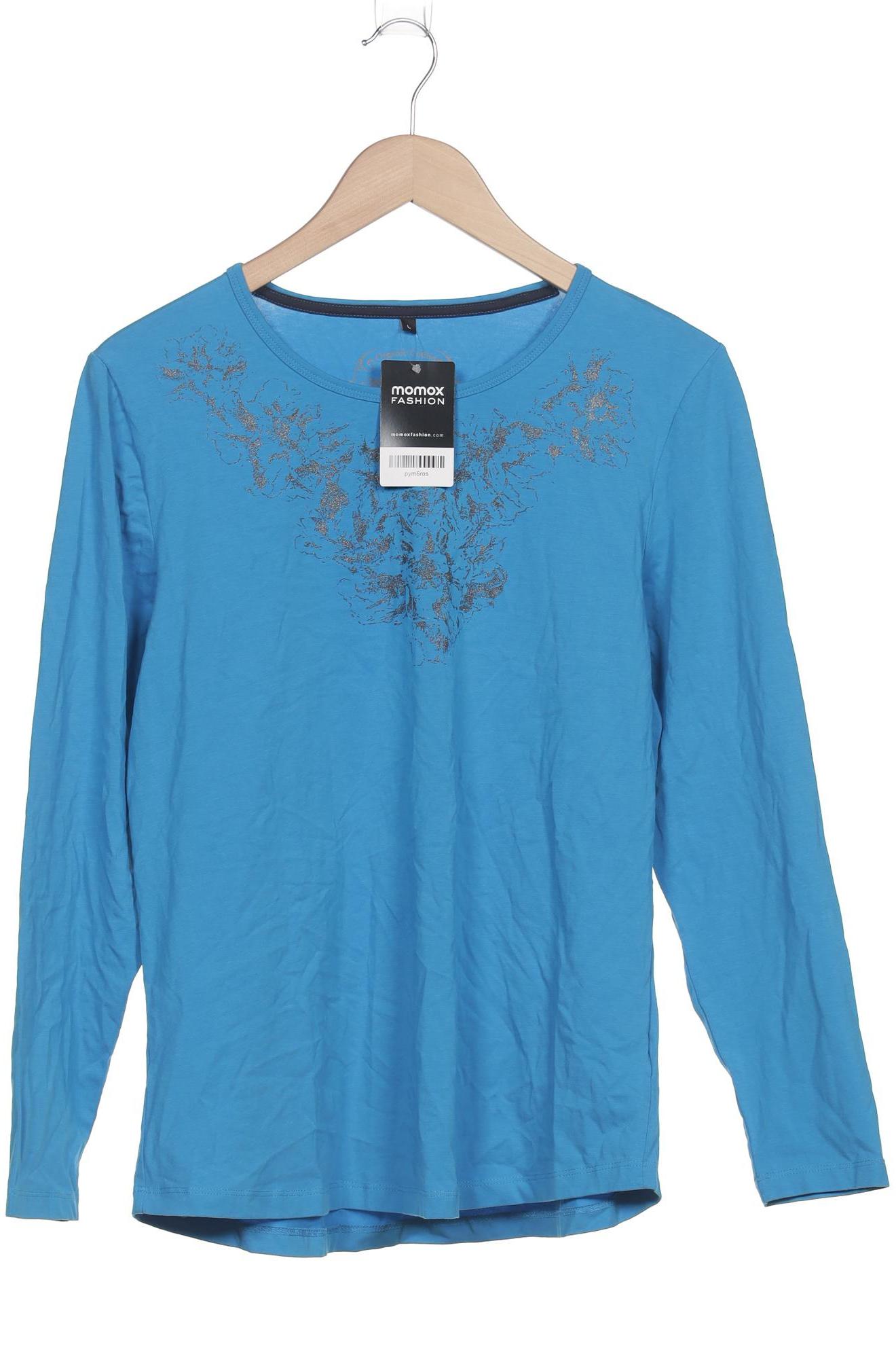 

Bexleys Damen Langarmshirt, blau, Gr. 42