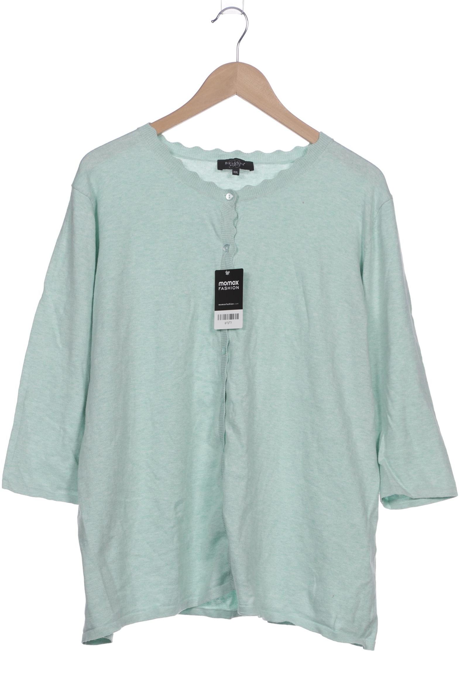 

Bexleys Damen Strickjacke, hellgrün, Gr. 46