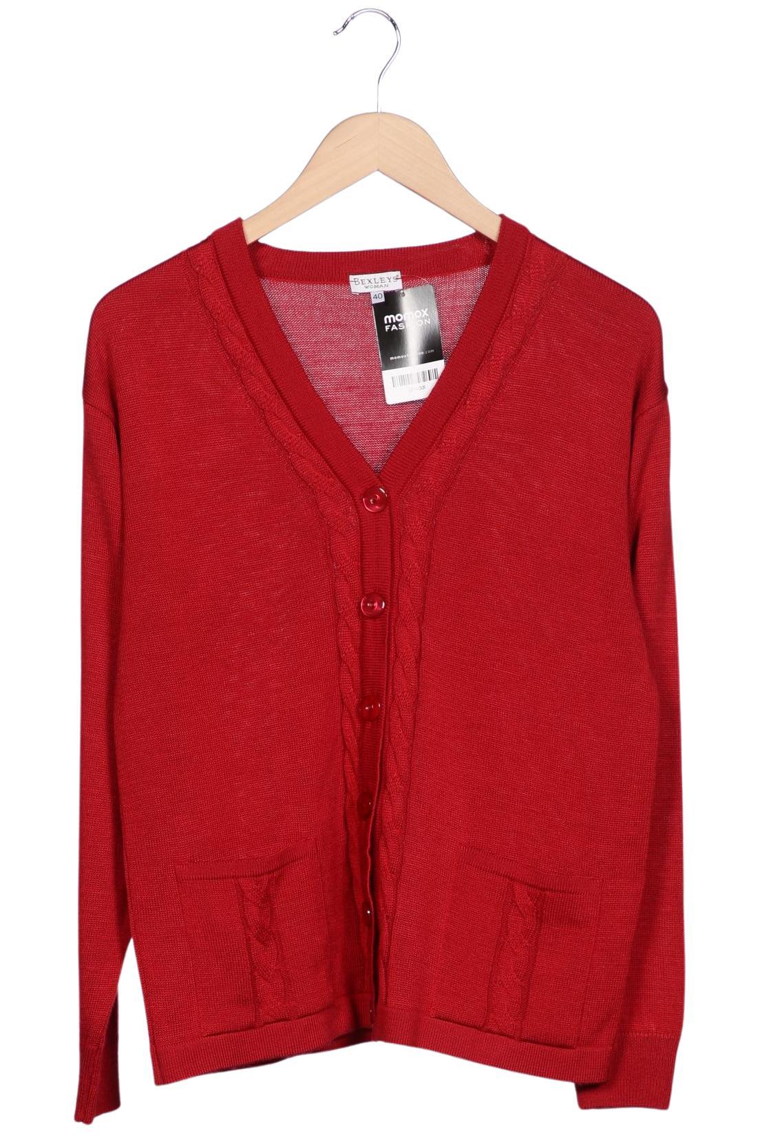 

Bexleys Damen Strickjacke, rot, Gr. 40