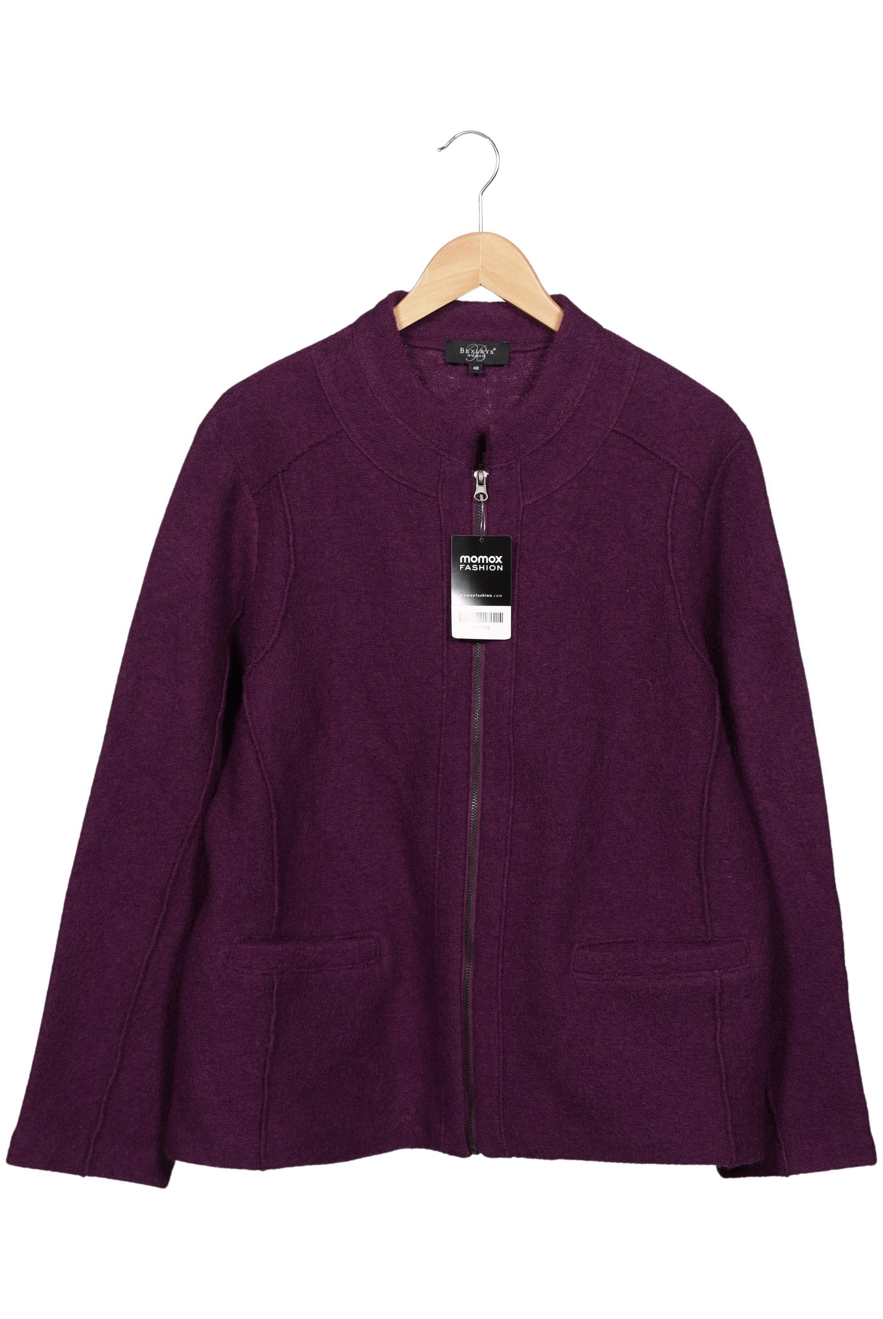 

Bexleys Damen Strickjacke, flieder, Gr. 48