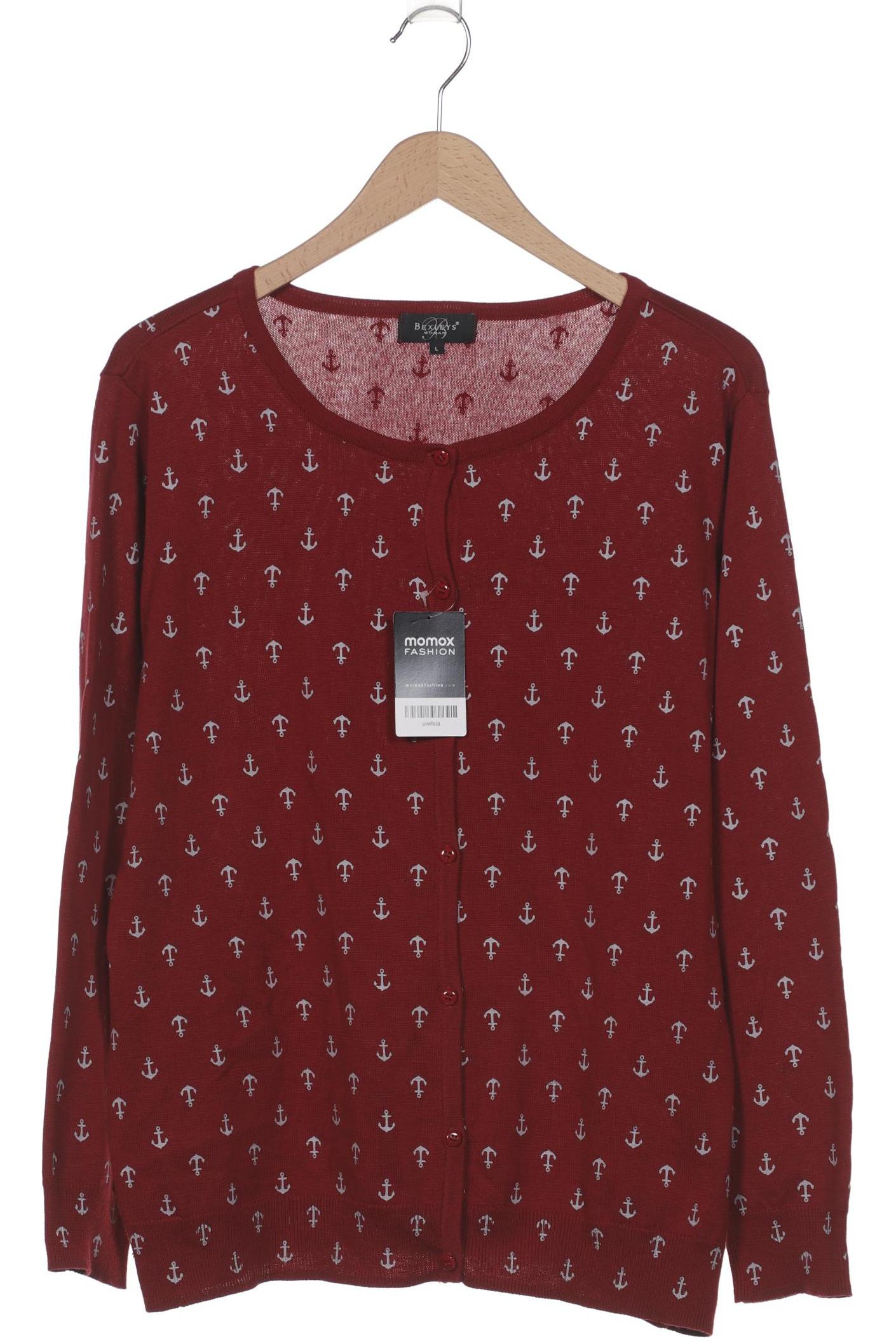 

Bexleys Damen Strickjacke, rot, Gr. 42