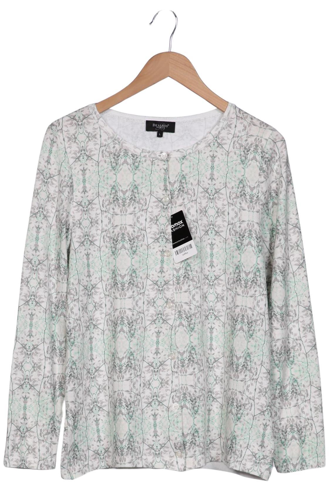 

Bexleys Damen Strickjacke, hellgrün, Gr. 42