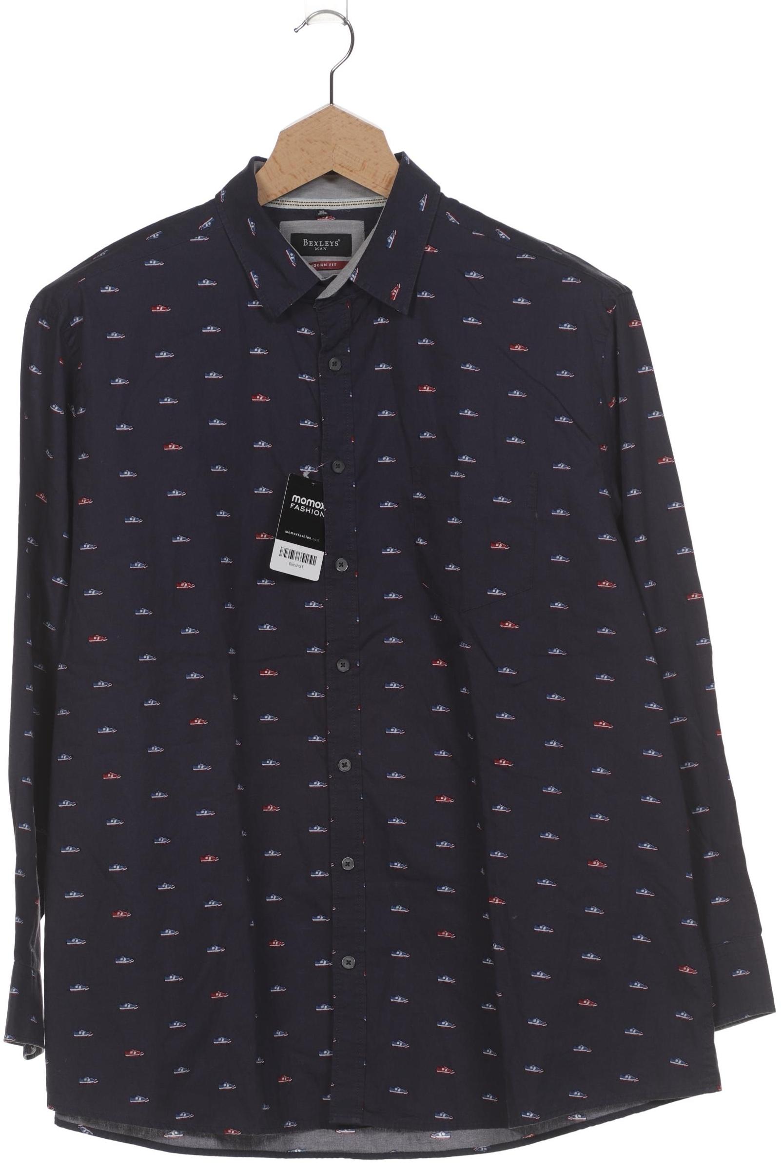 

Bexleys Herren Hemd, marineblau, Gr. 58