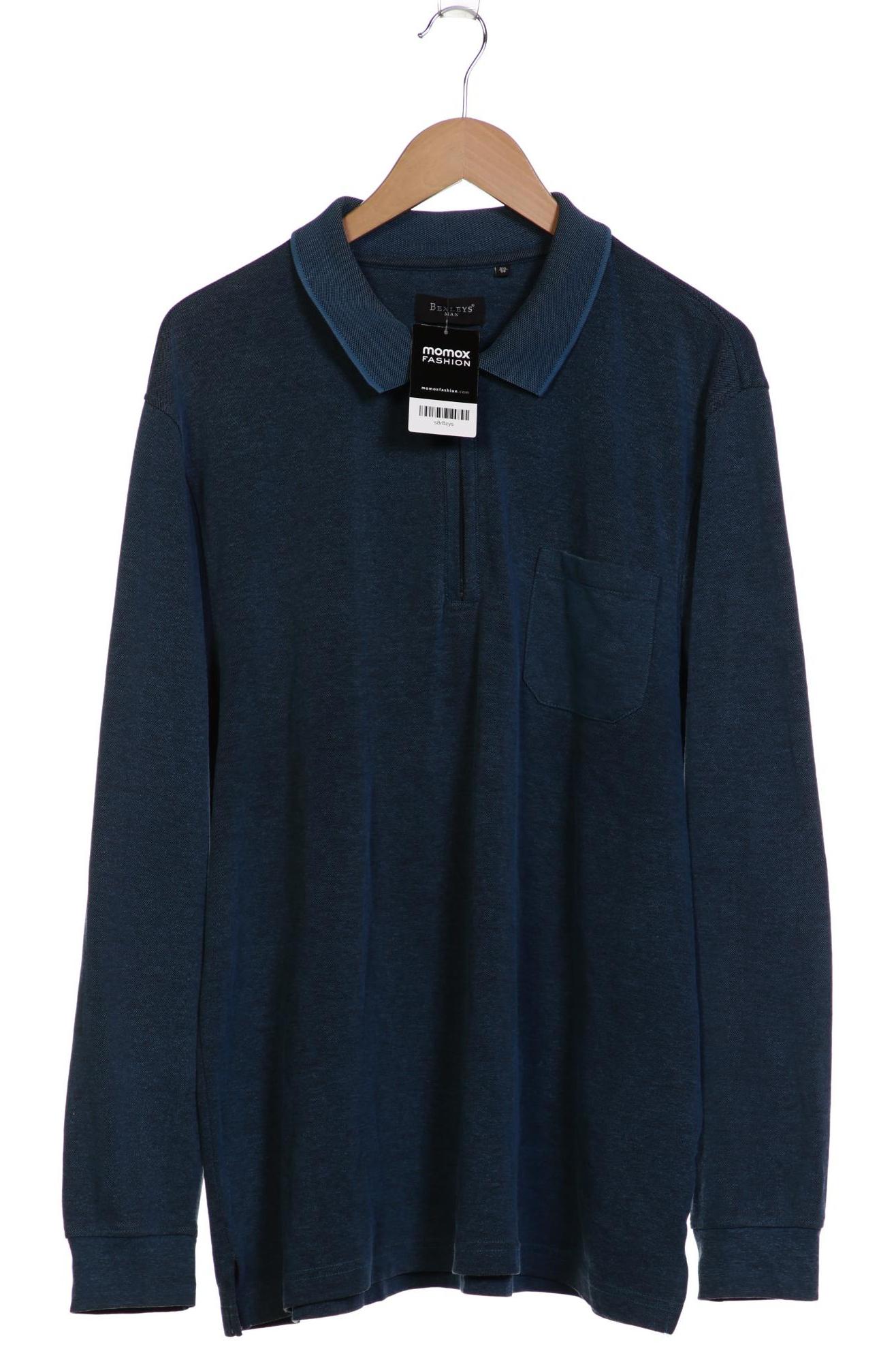 

Bexleys Herren Langarmshirt, blau, Gr. 56