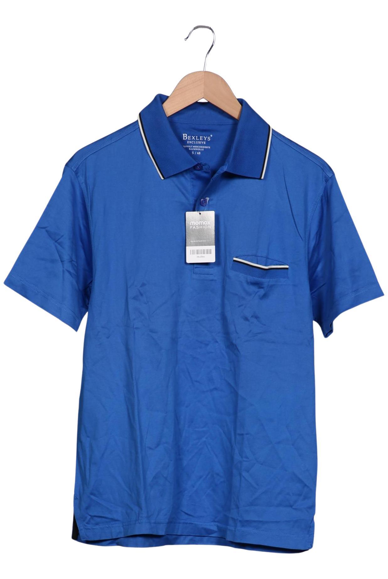 Thumbnail - Bexleys Herren Poloshirt, blau, Gr. 46