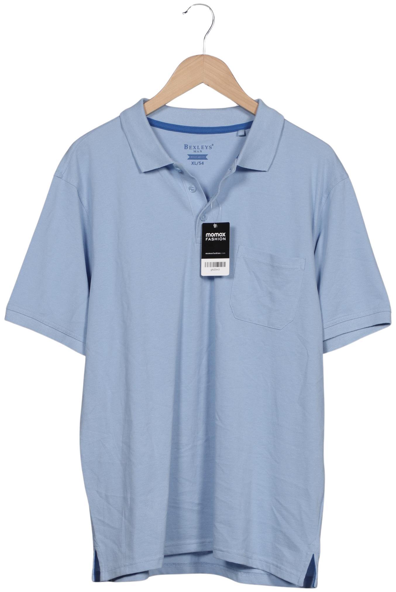 Thumbnail - Bexleys Herren Poloshirt, hellblau, Gr. 54