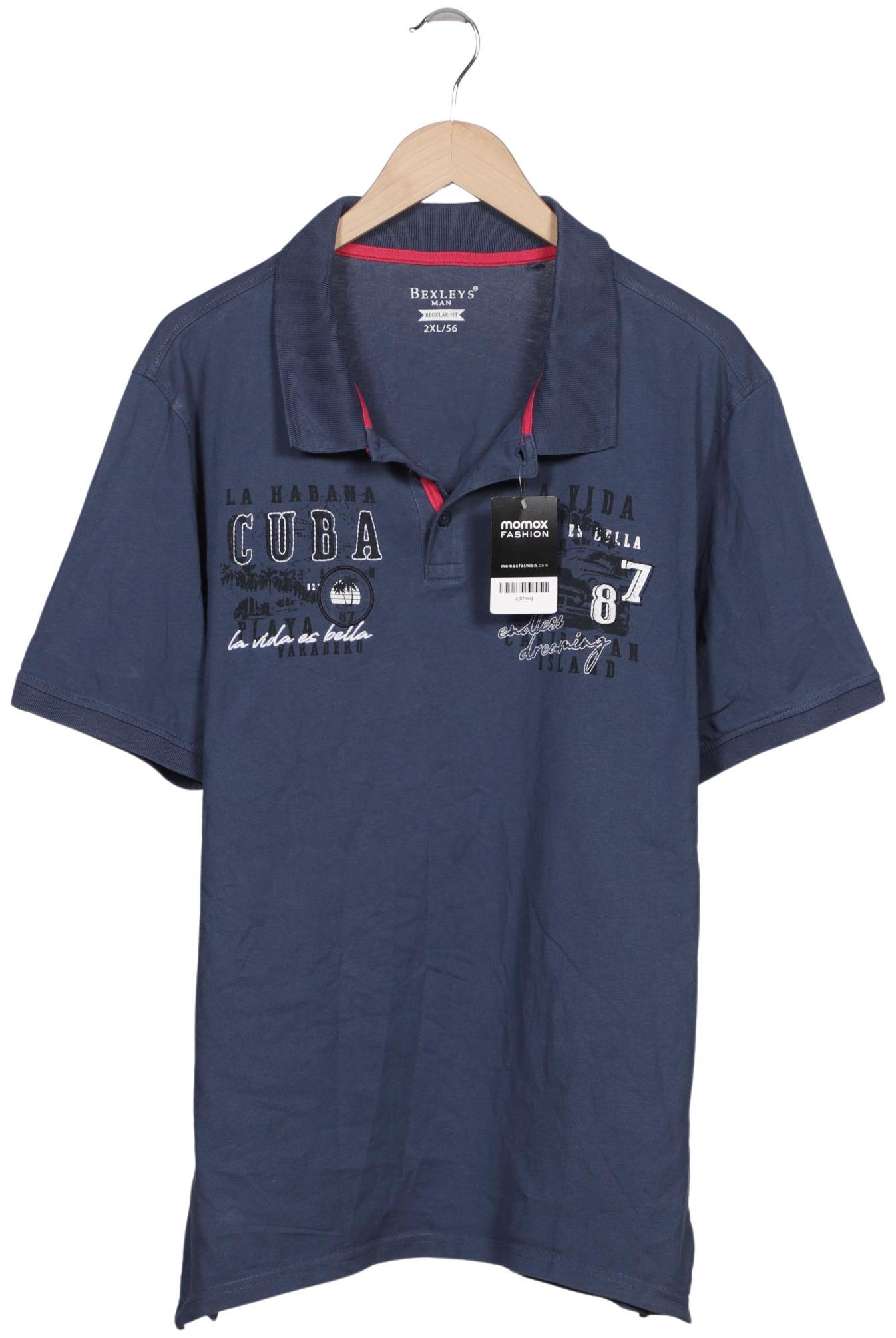 

Bexleys Herren Poloshirt, blau, Gr. 56