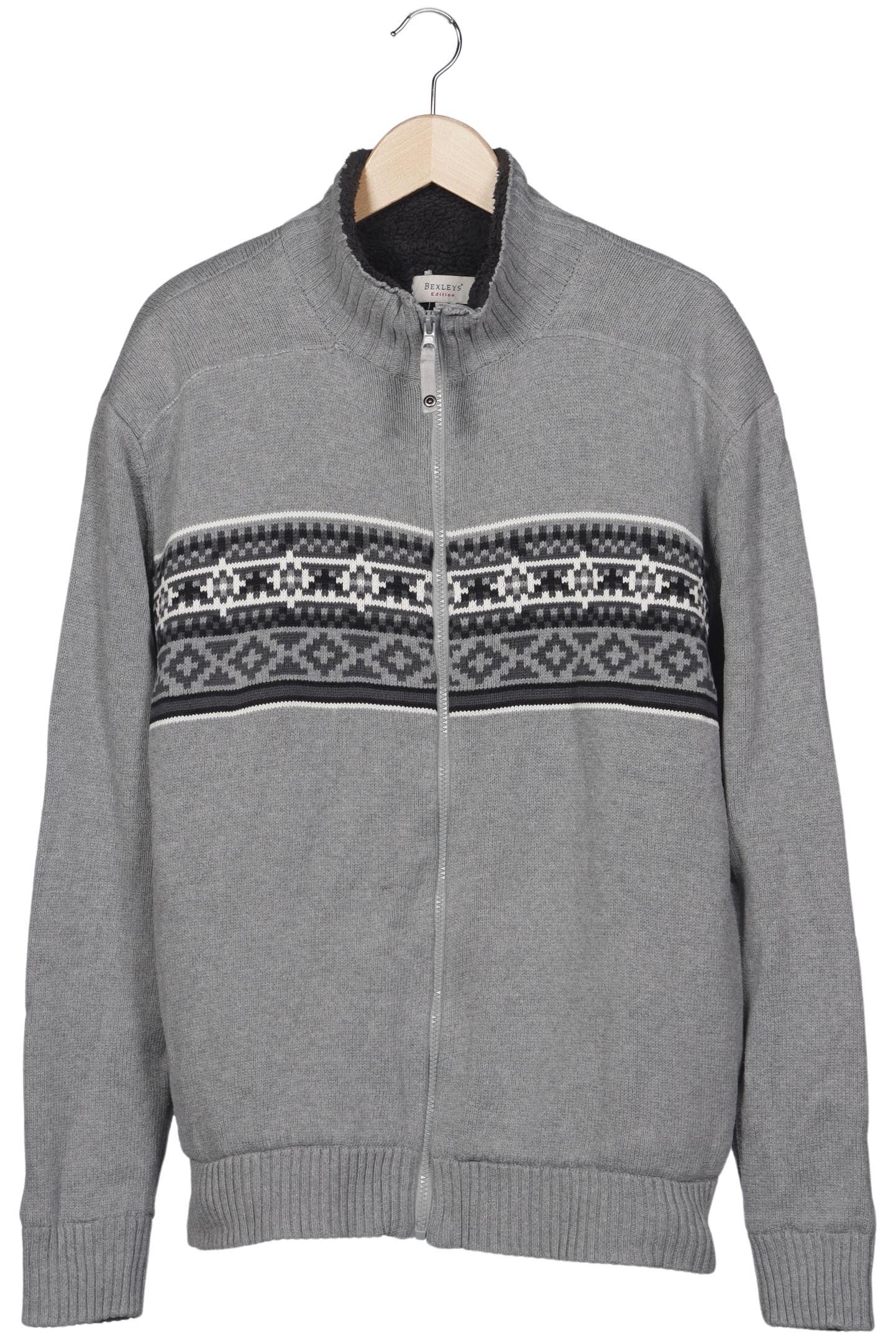 

Bexleys Herren Strickjacke, grau, Gr. 54
