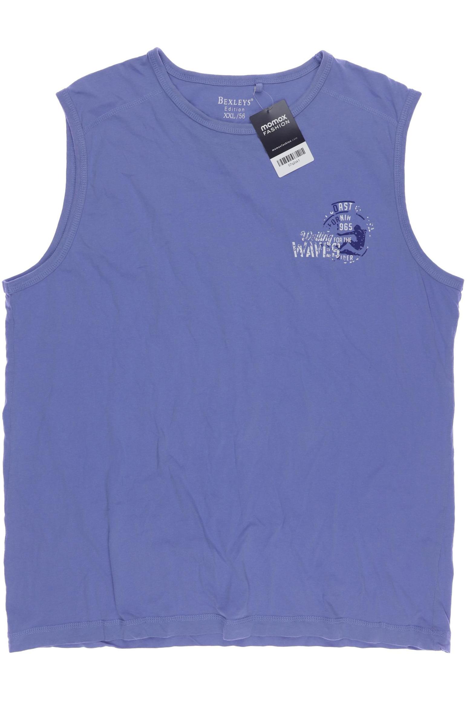 

Bexleys Herren T-Shirt, blau, Gr. 56