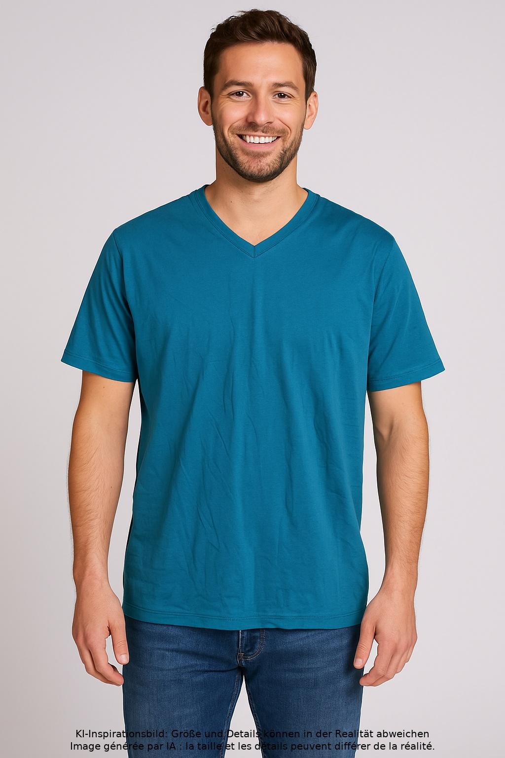 

Bexleys Herren T-Shirt, blau, Gr. 52