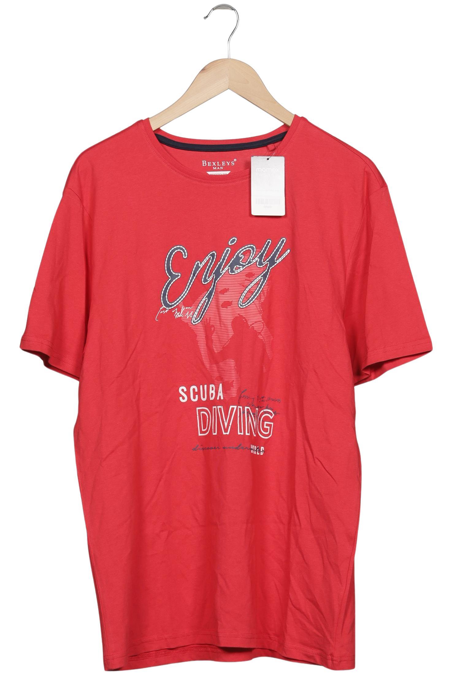 Thumbnail - Bexleys Herren T-Shirt, rot, Gr. 56
