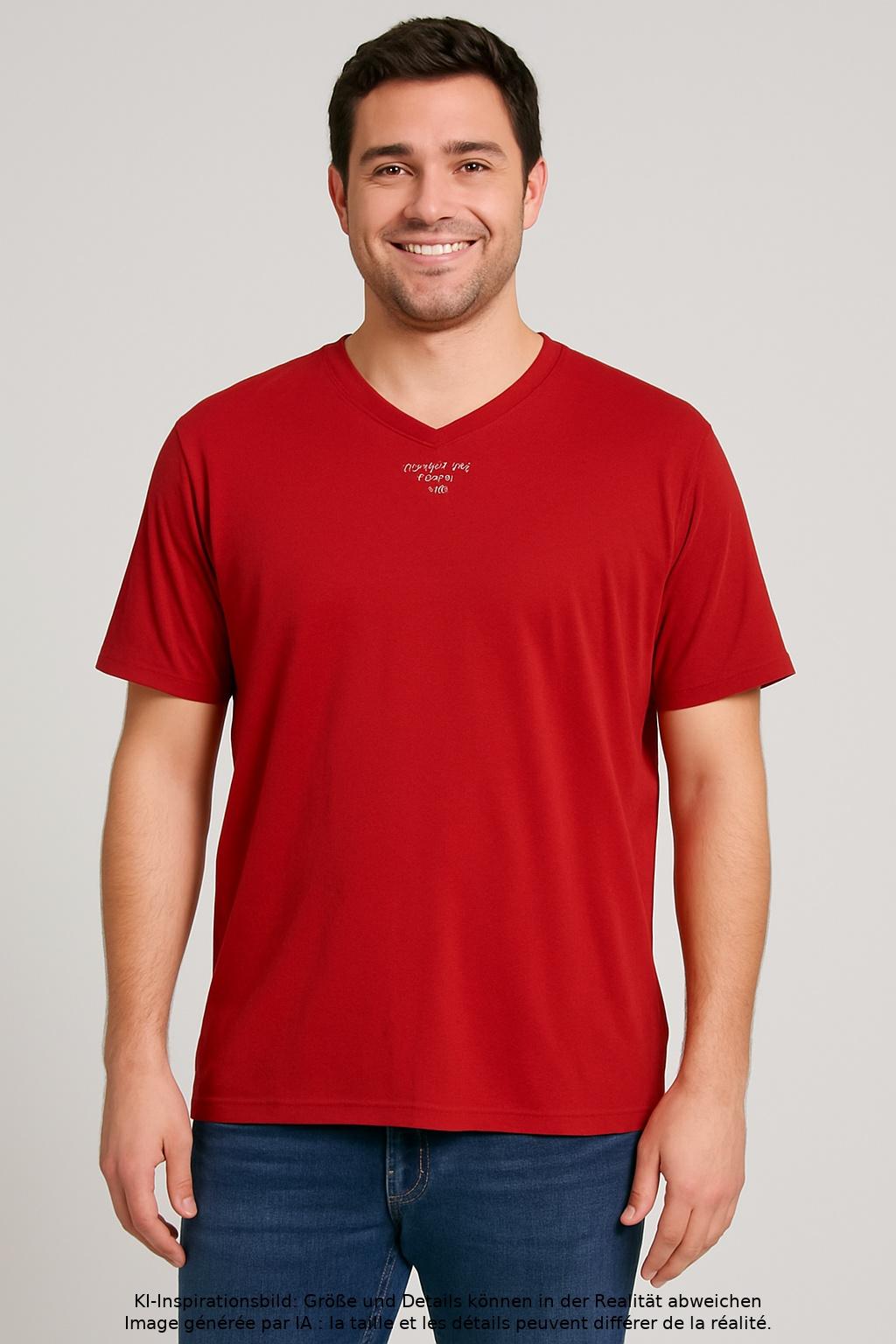 

Bexleys Herren T-Shirt, rot, Gr. 52