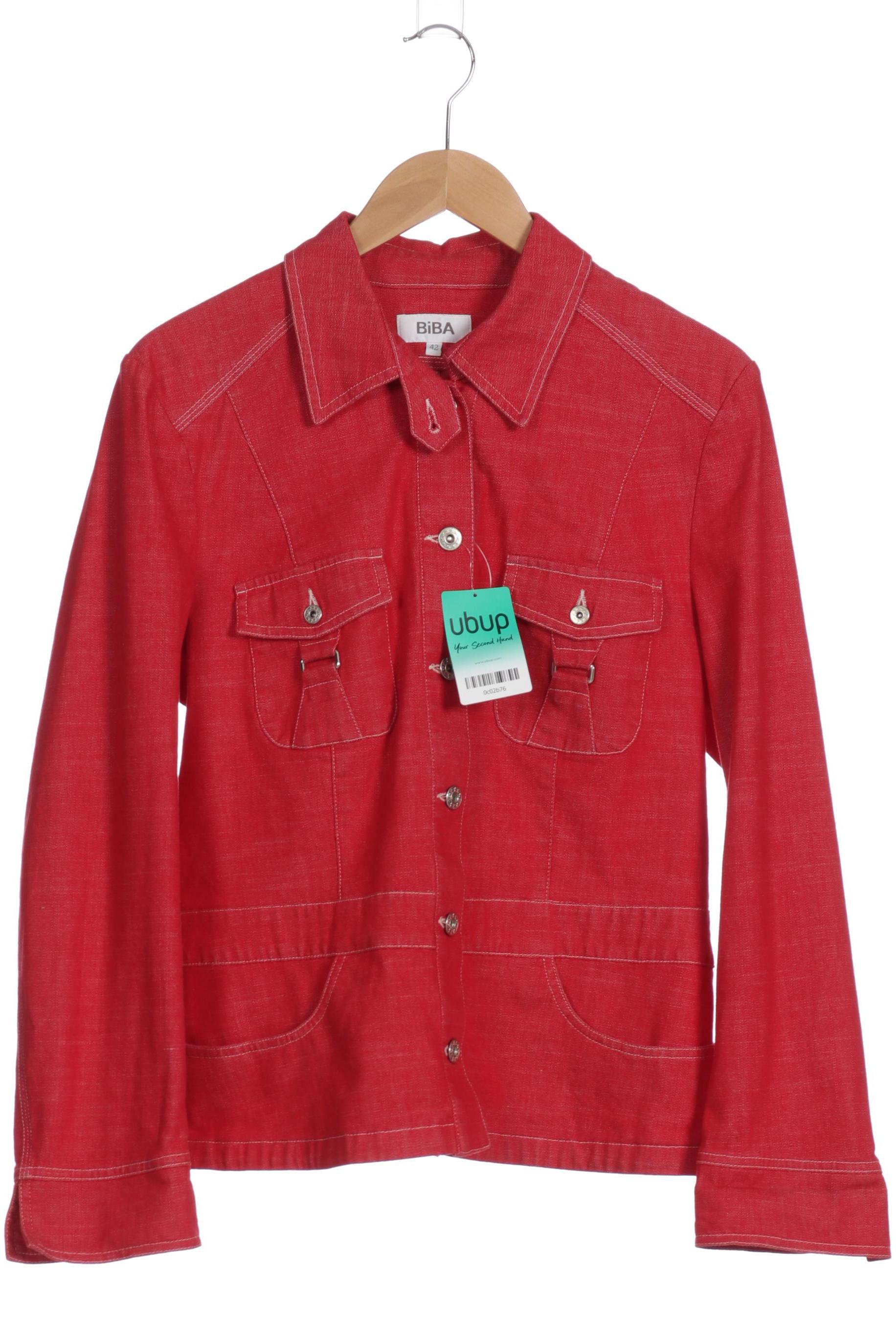 Thumbnail - BiBA Damen Jacke, rot, Gr. 42