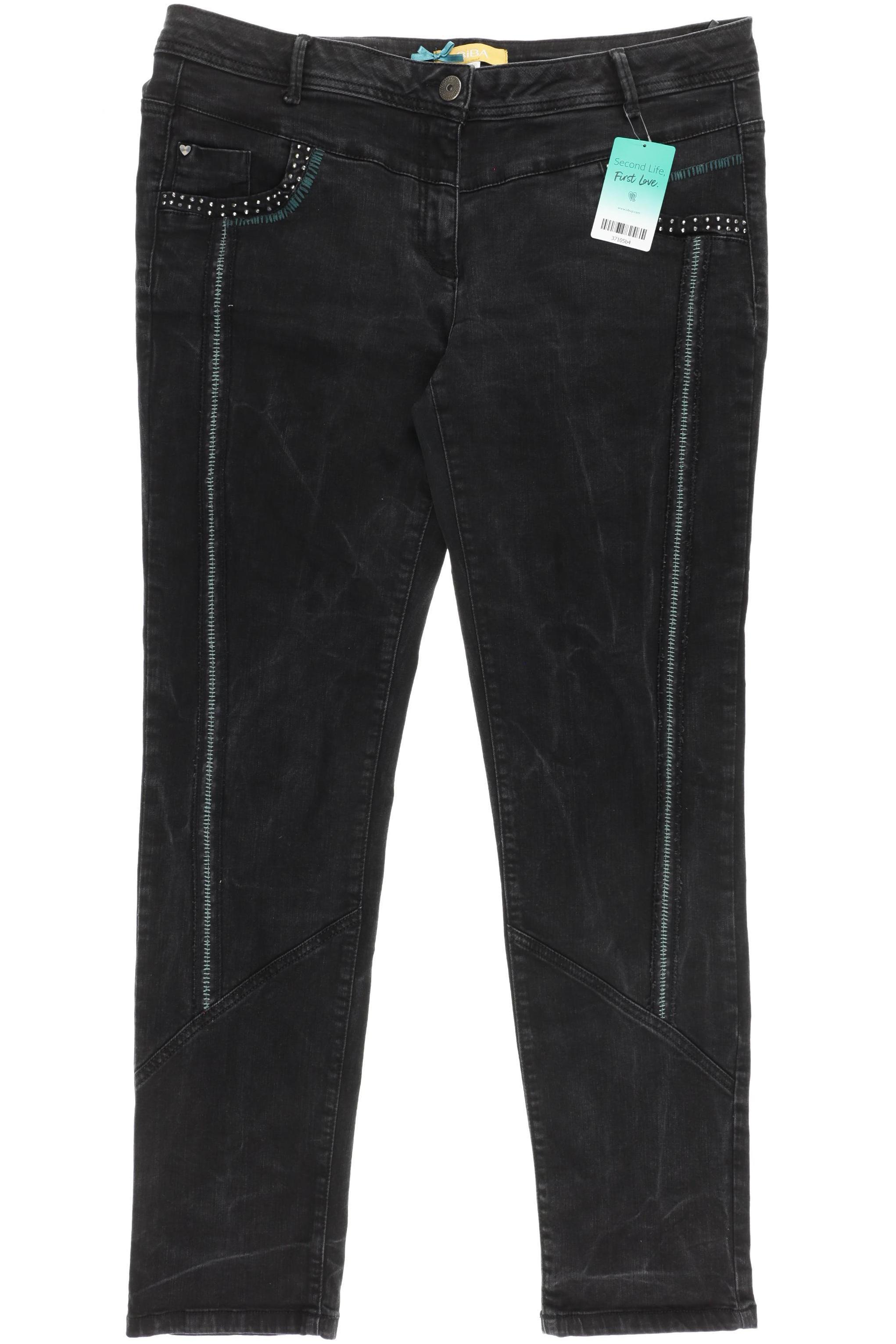 

BiBA Damen Jeans, schwarz, Gr. 46