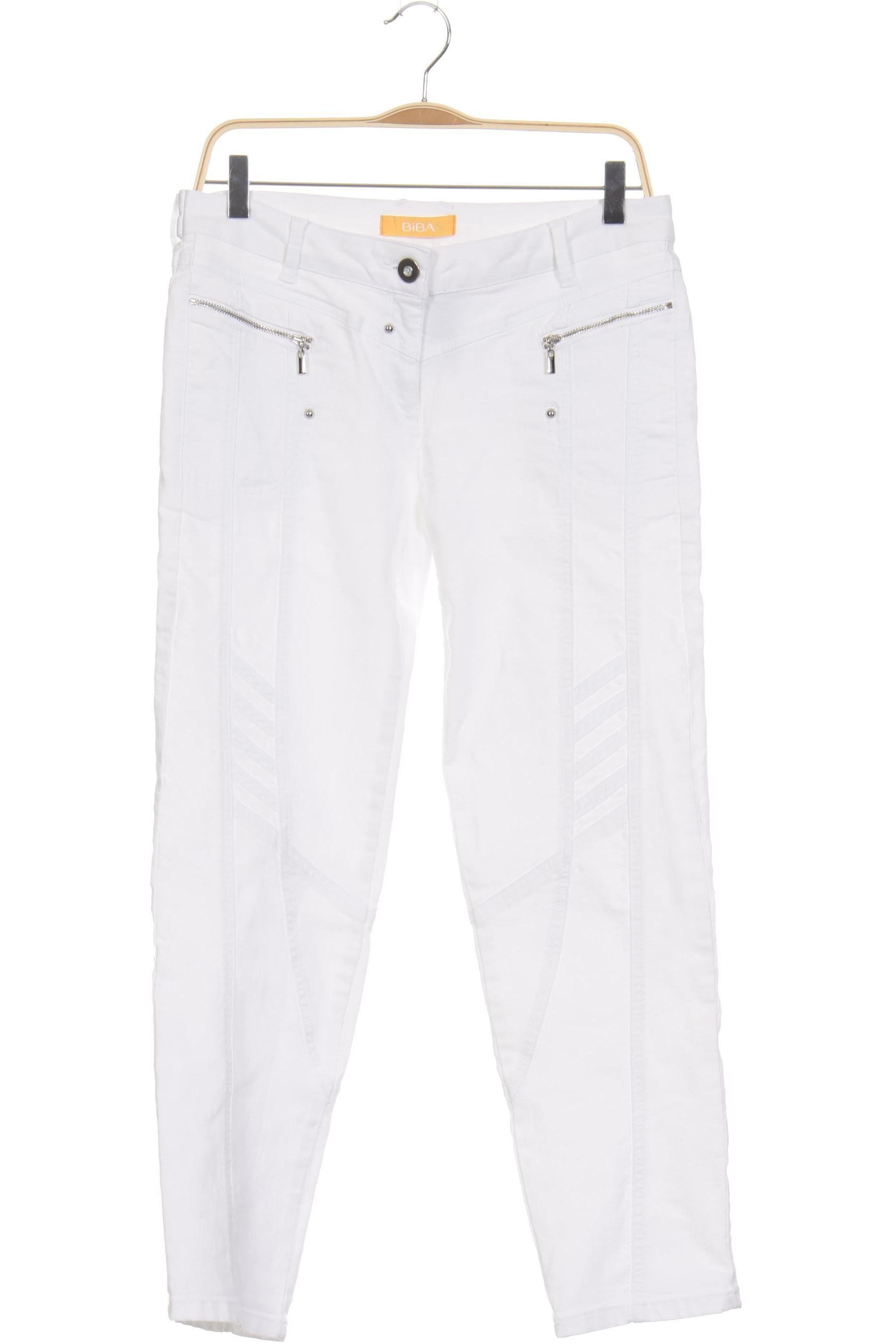 

BiBA Damen Jeans, weiß, Gr. 38