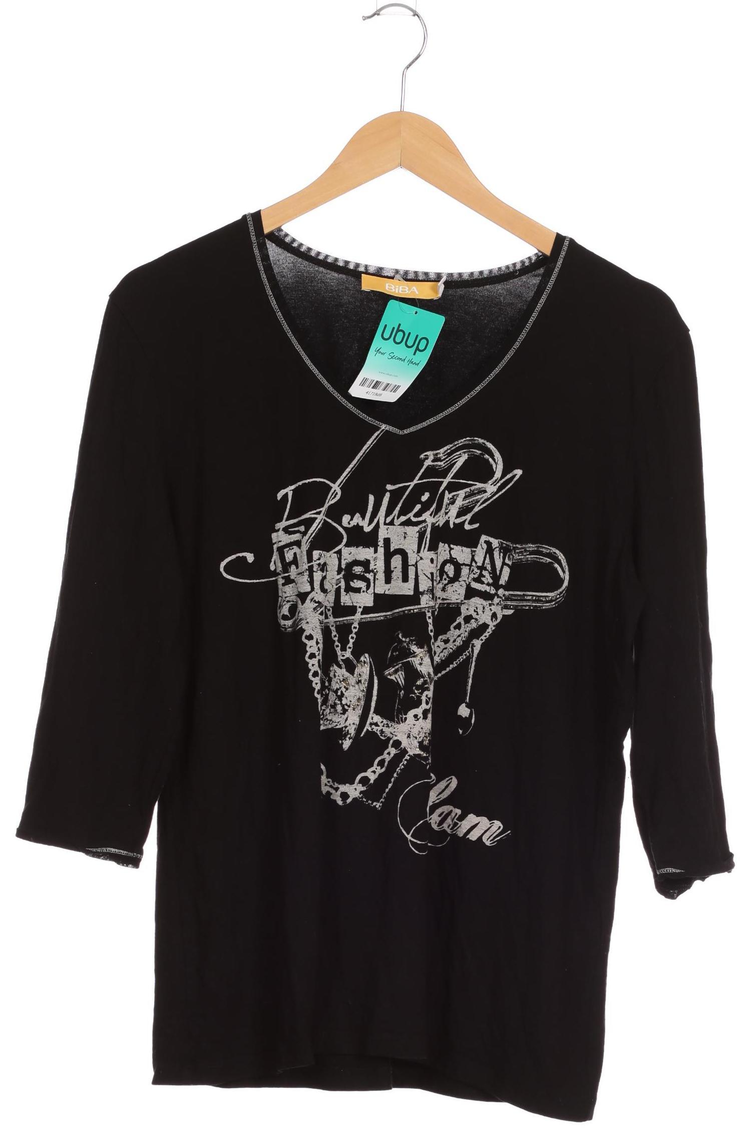 

BiBA Damen Langarmshirt, schwarz, Gr.
