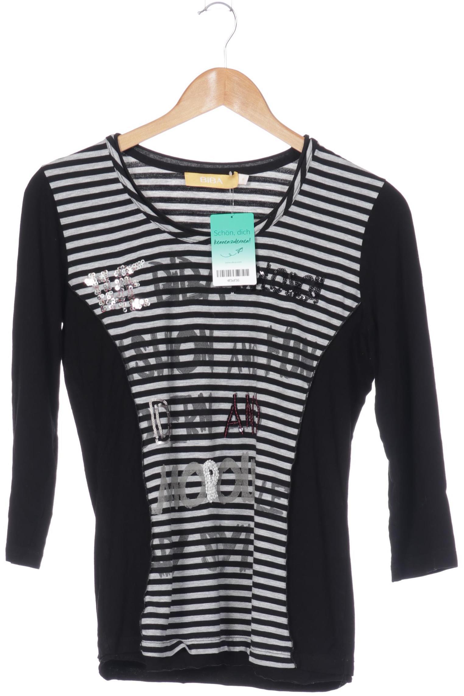 

BiBA Damen Langarmshirt, schwarz, Gr.