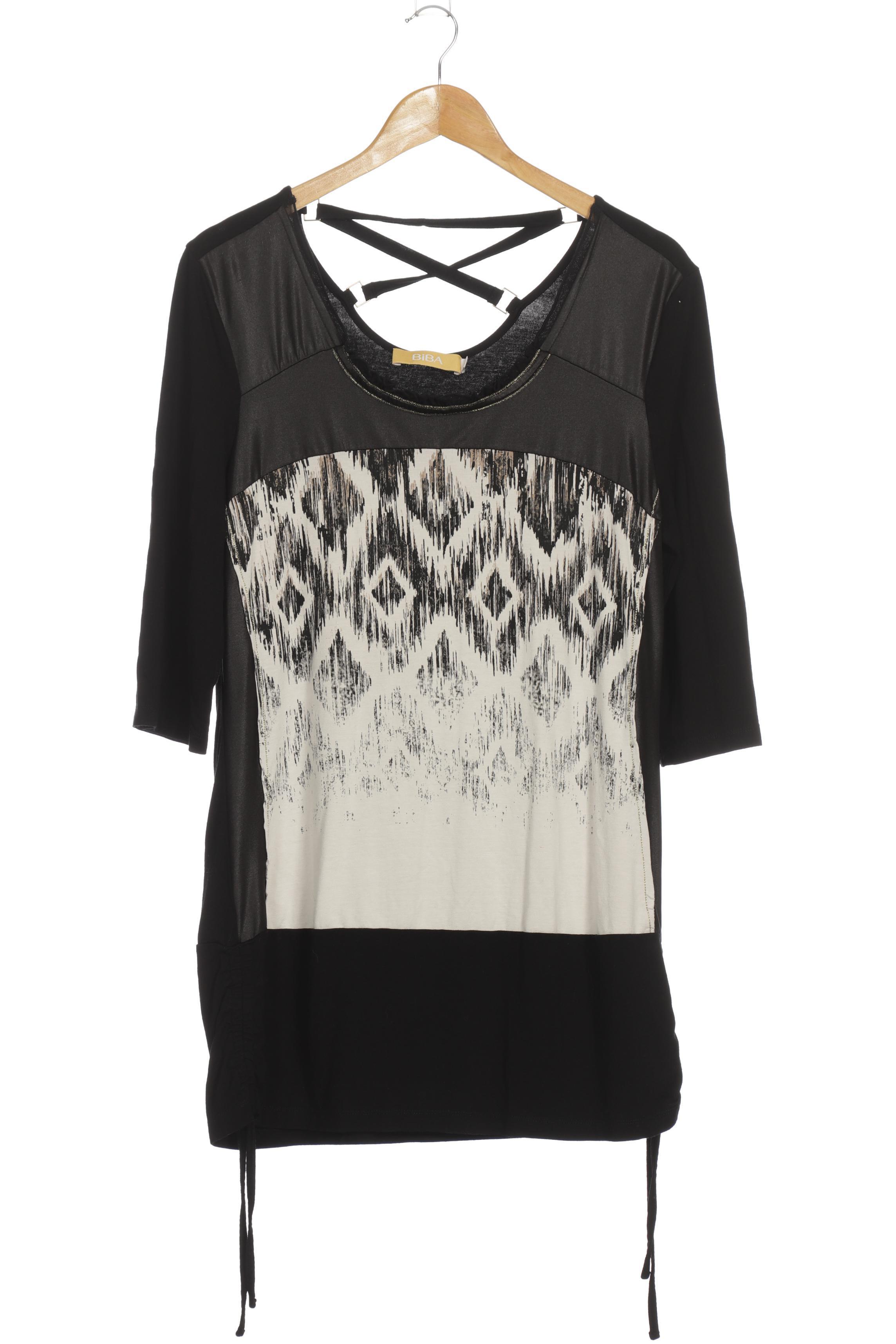 

BiBA Damen Langarmshirt, schwarz, Gr.
