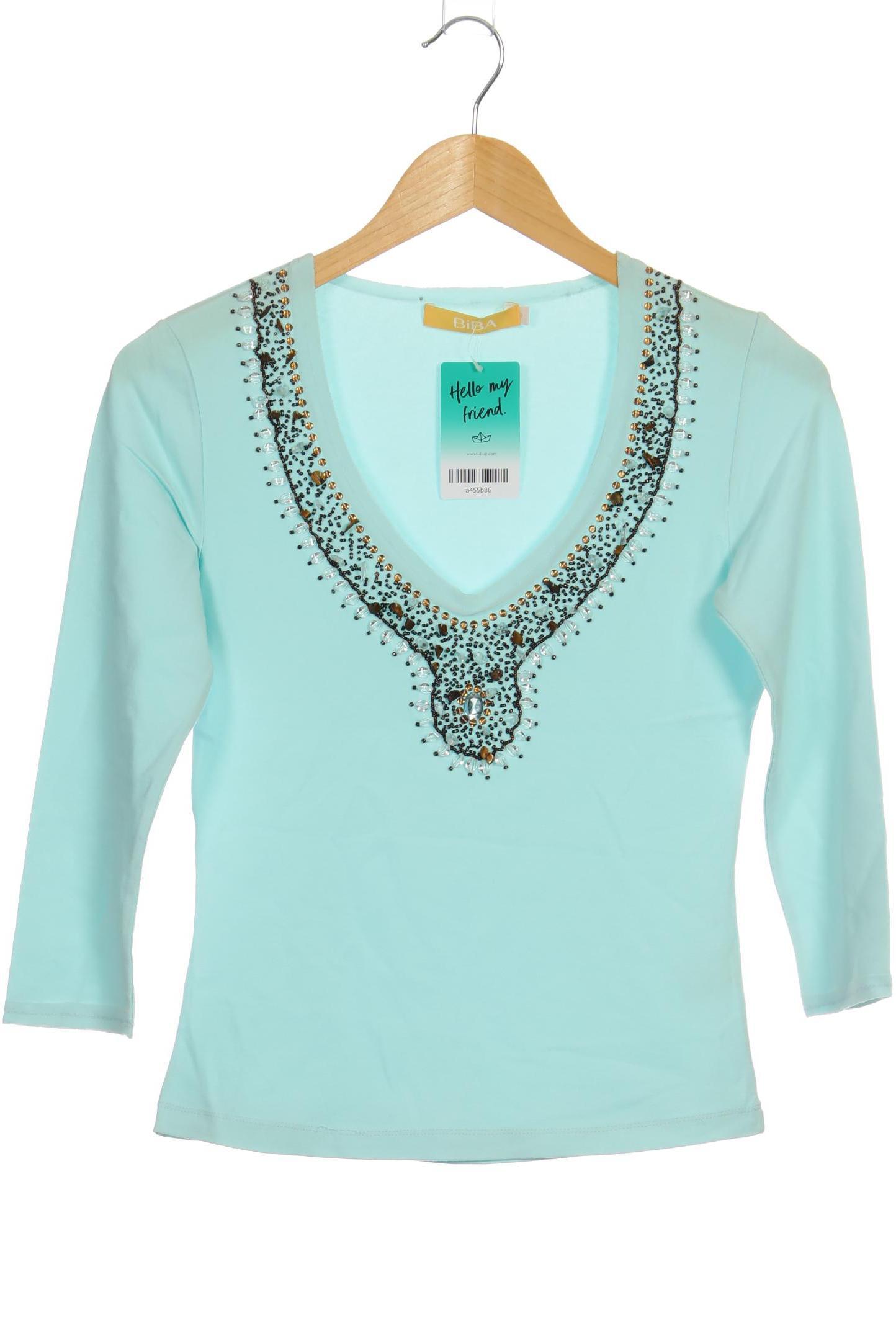 

BiBA Damen Langarmshirt, blau, Gr.