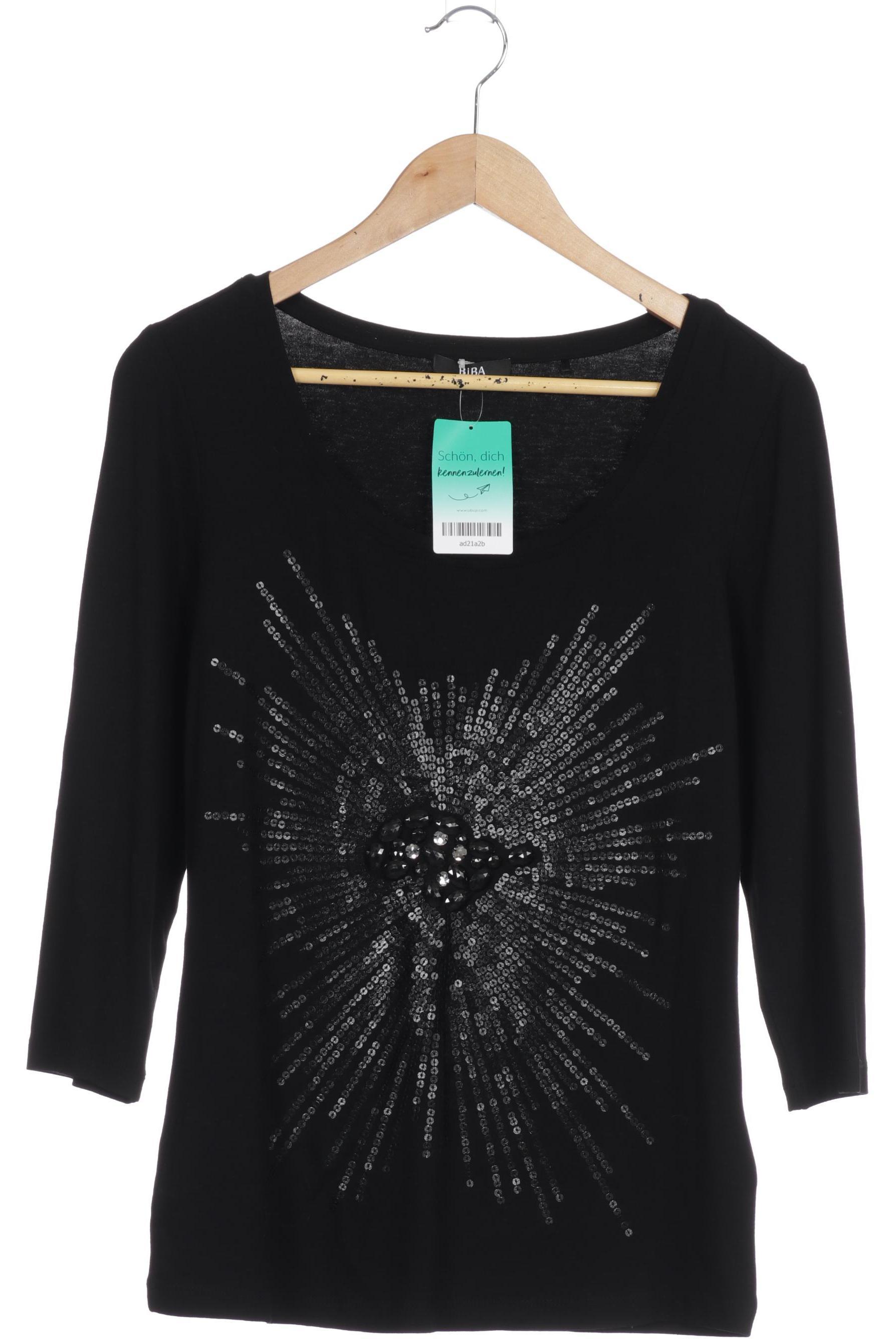 

BiBA Damen Langarmshirt, schwarz, Gr.