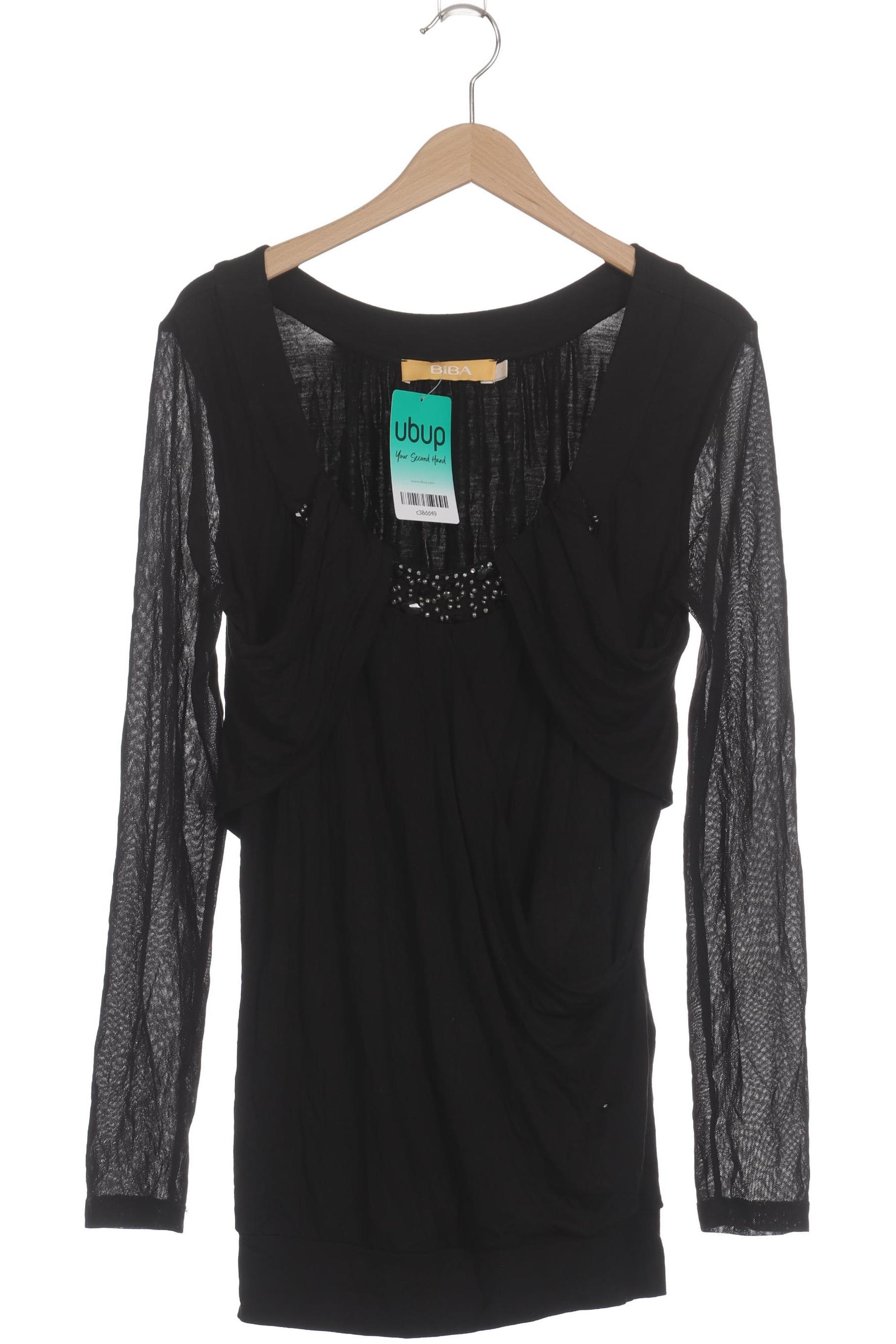 

BiBA Damen Langarmshirt, schwarz, Gr.
