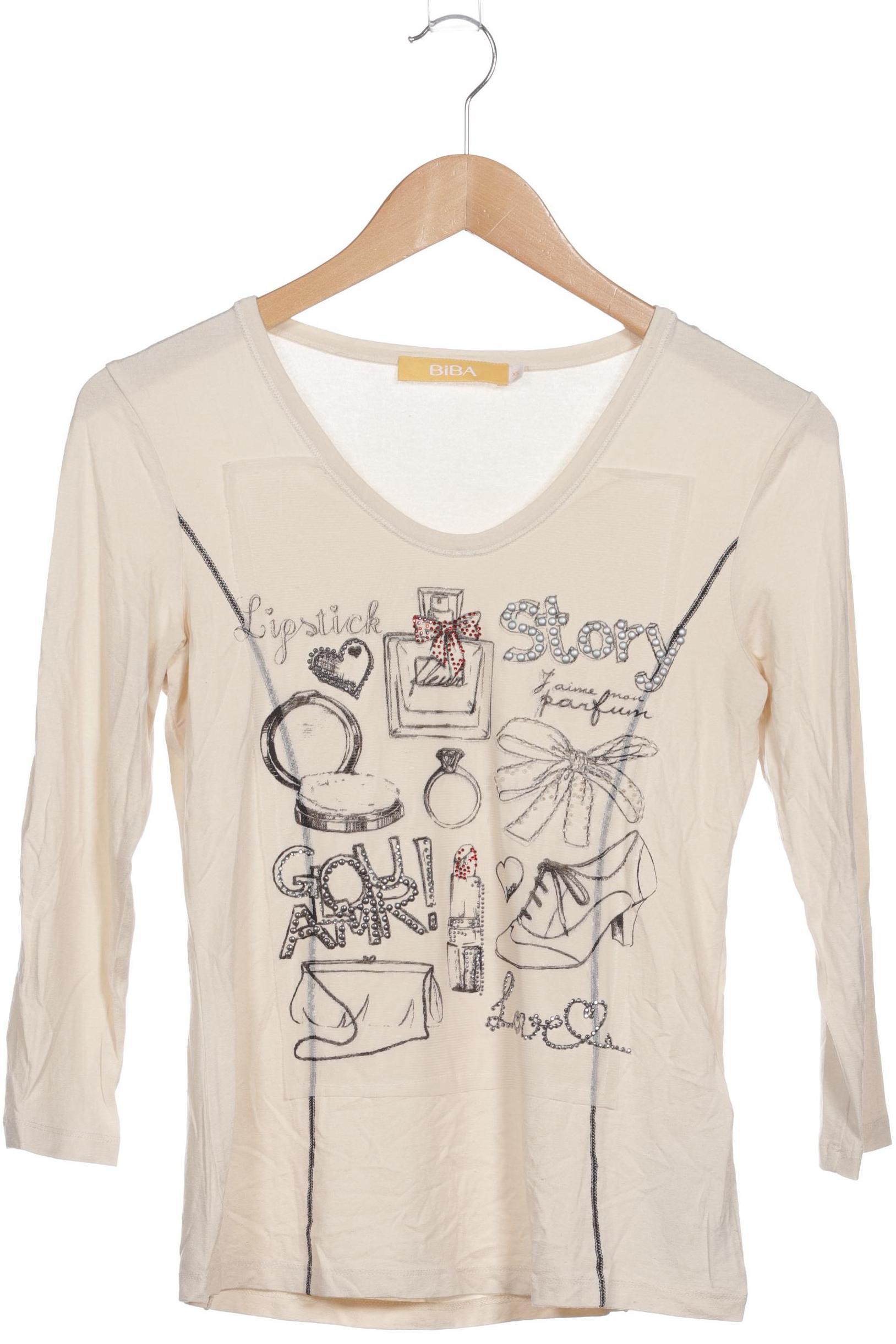 

BiBA Damen Langarmshirt, beige, Gr.