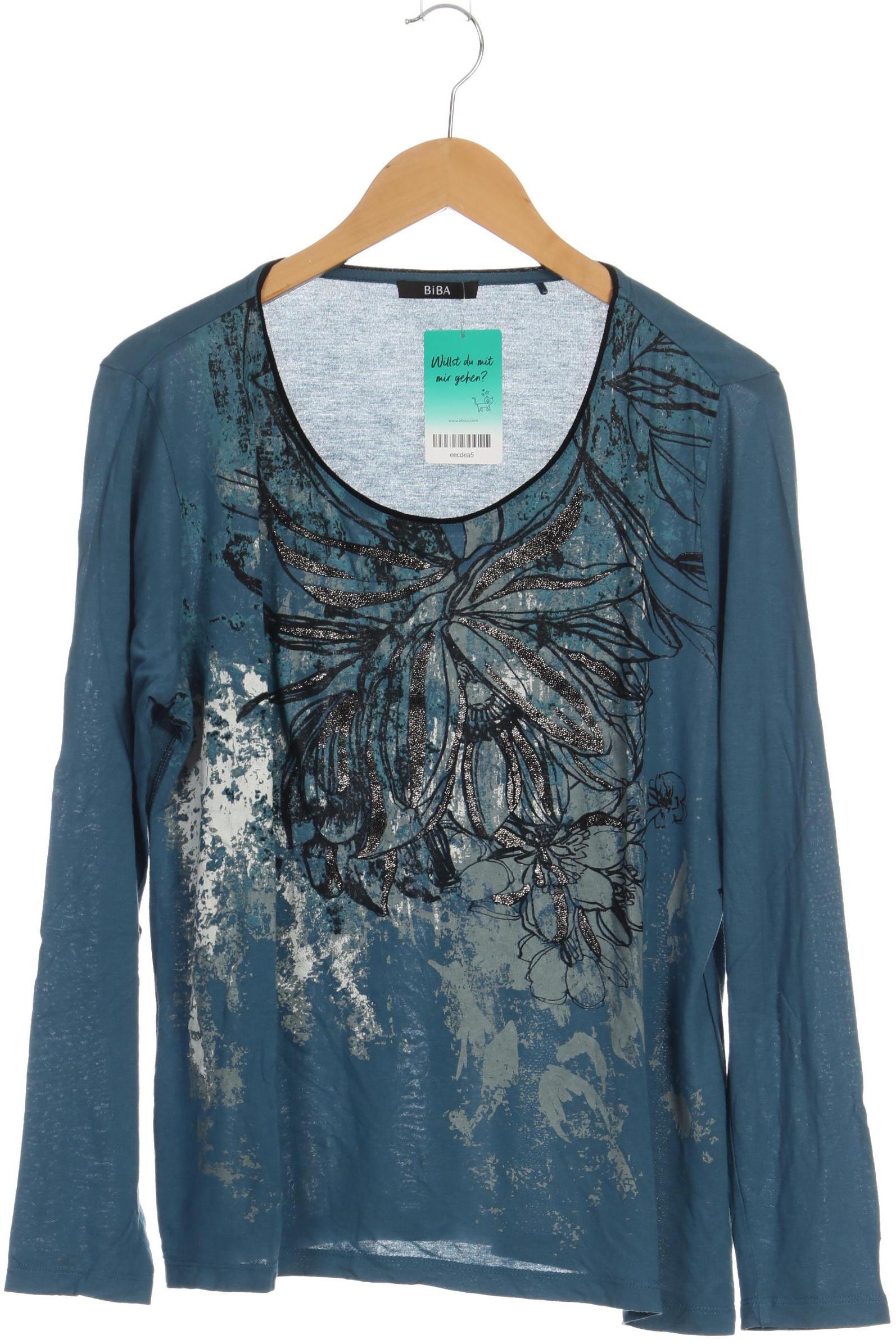 

BiBA Damen Langarmshirt, blau, Gr.