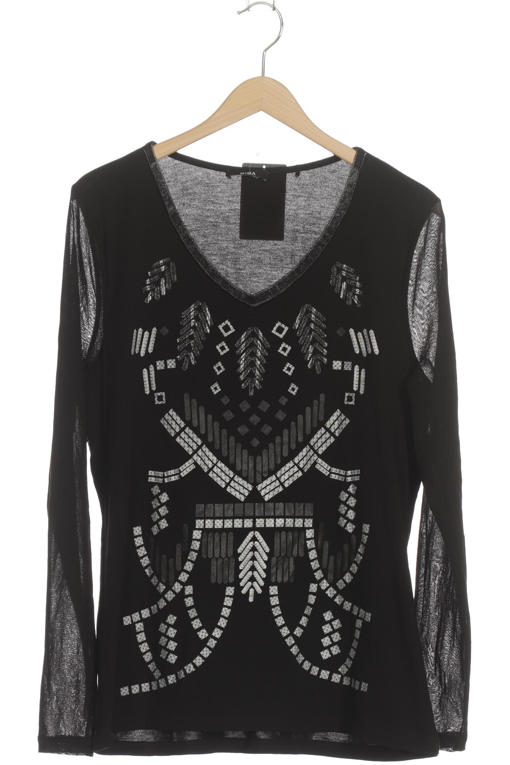

BiBA Damen Langarmshirt, schwarz, Gr.